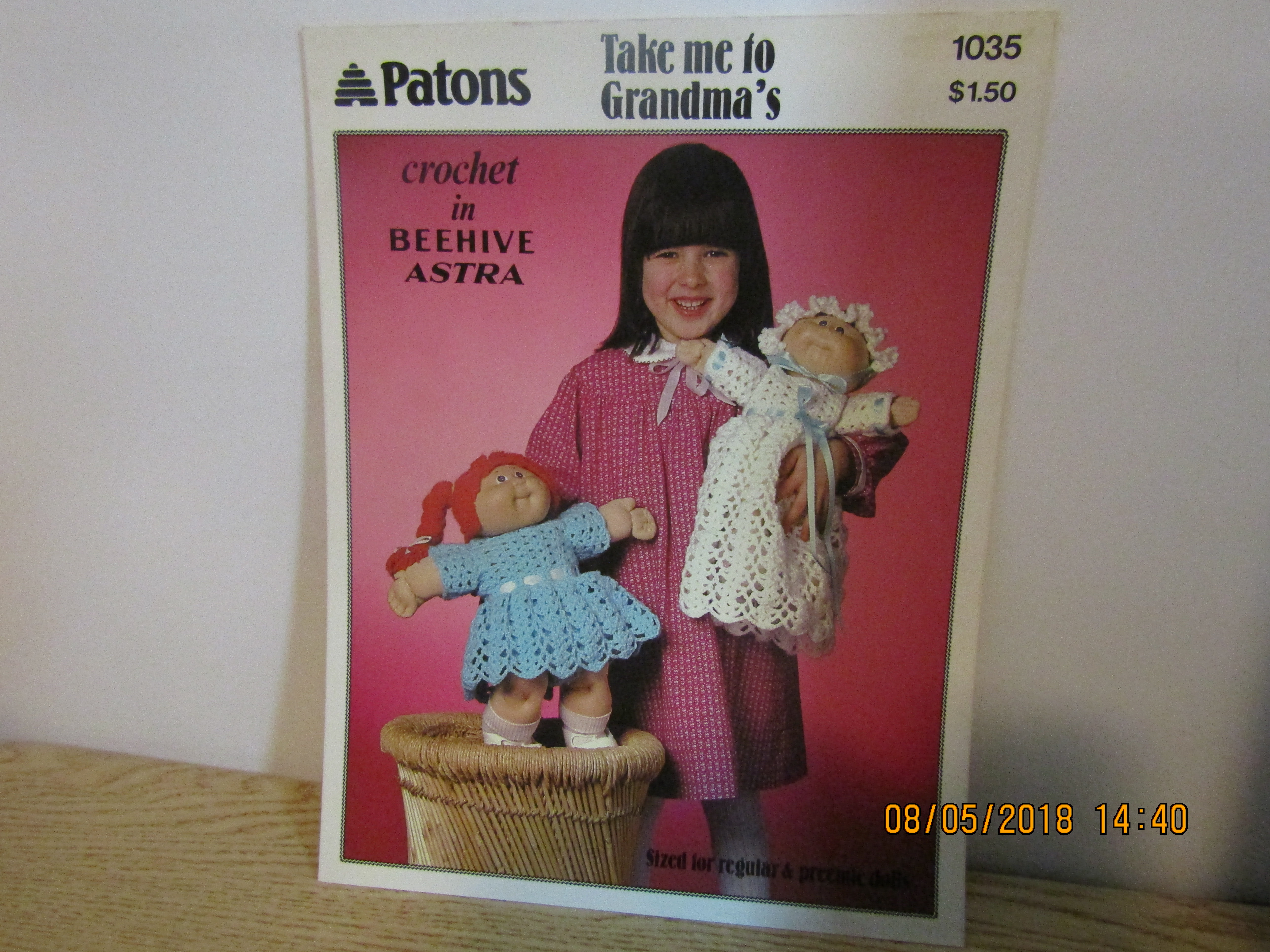 Patons Take Me To Grandma's For Cabbage Patch #1035