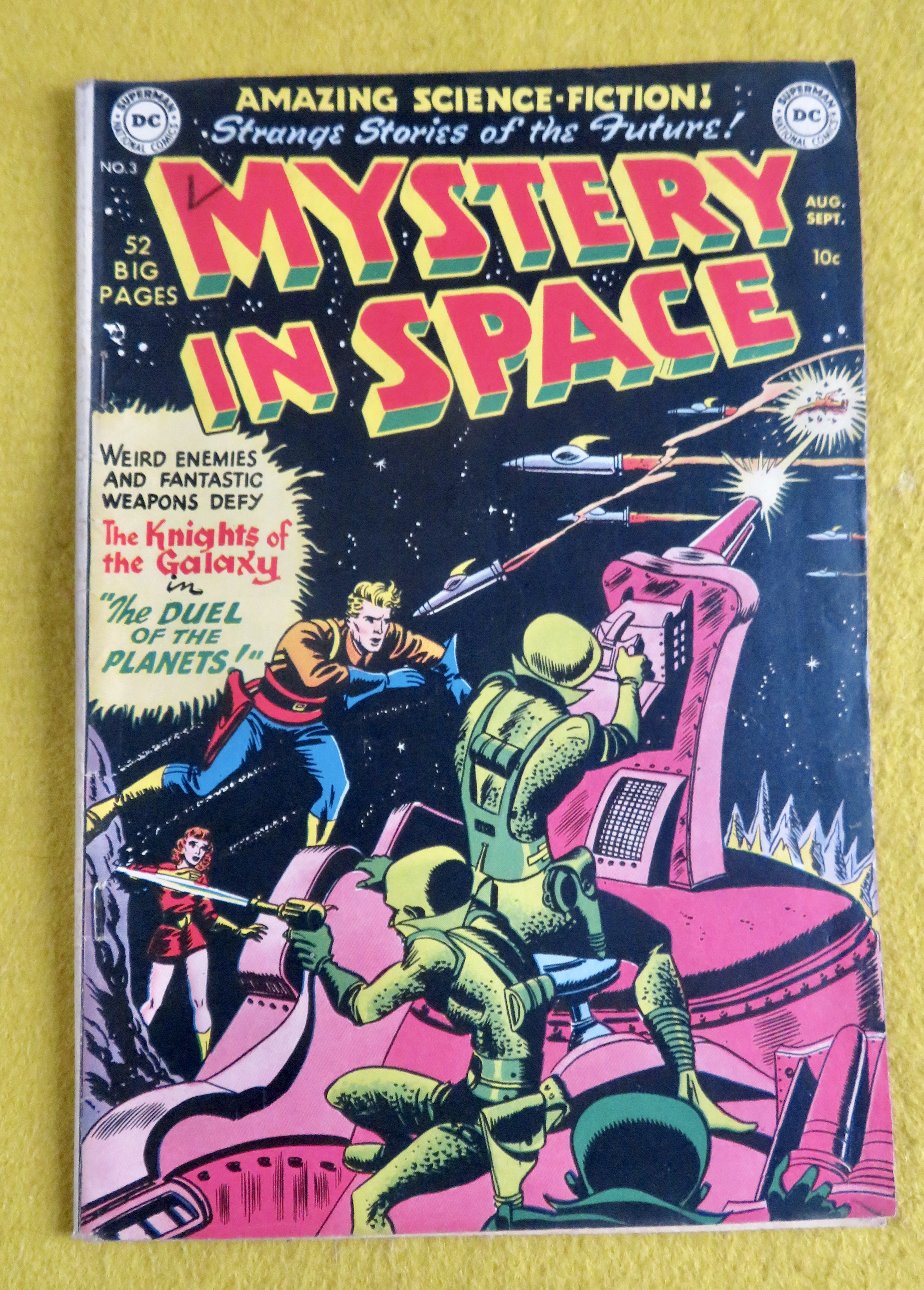 Mystery In Space Comic August/September 1951 Heroes