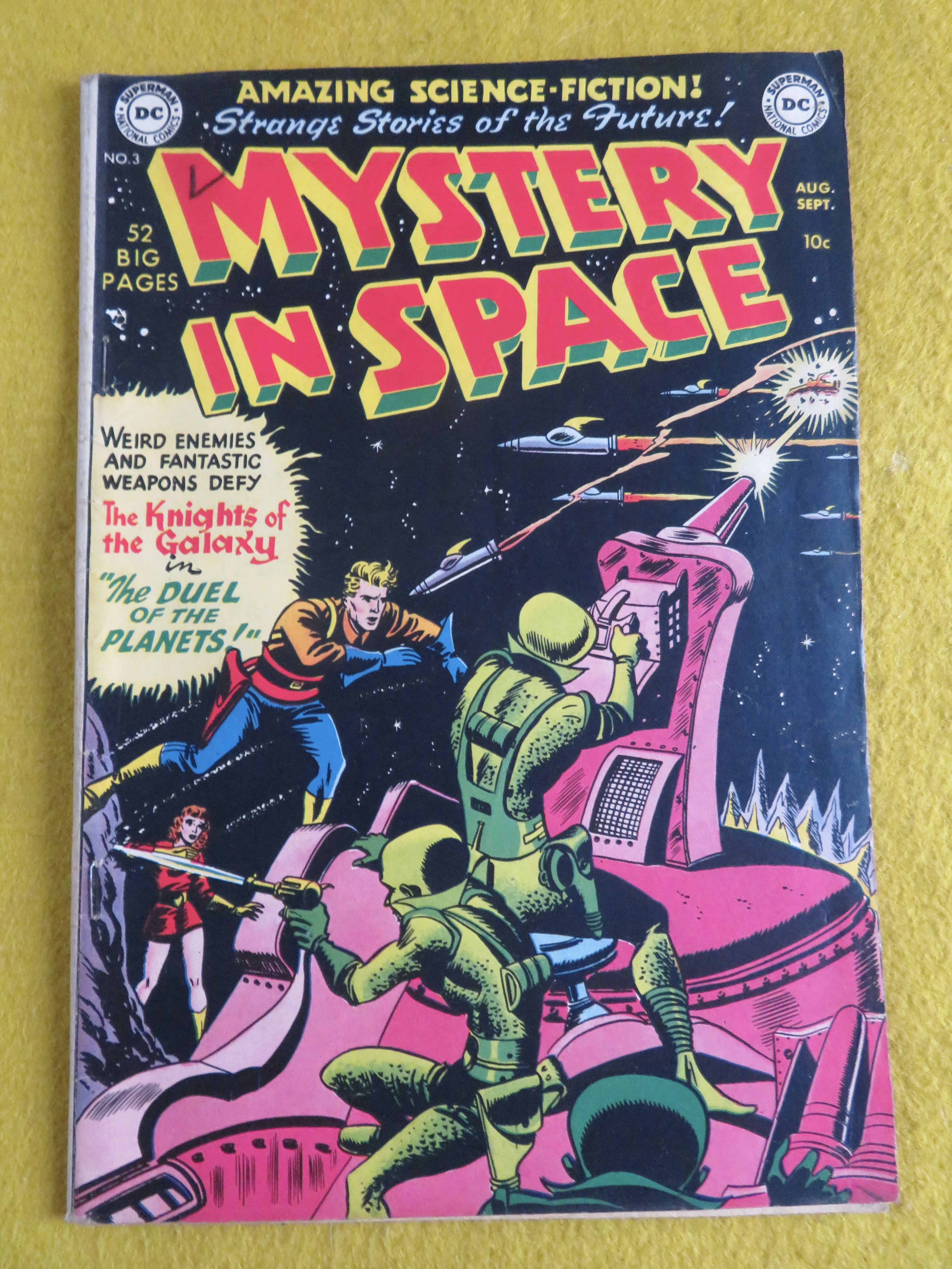 Mystery In Space Comic August/September 1951 Heroes