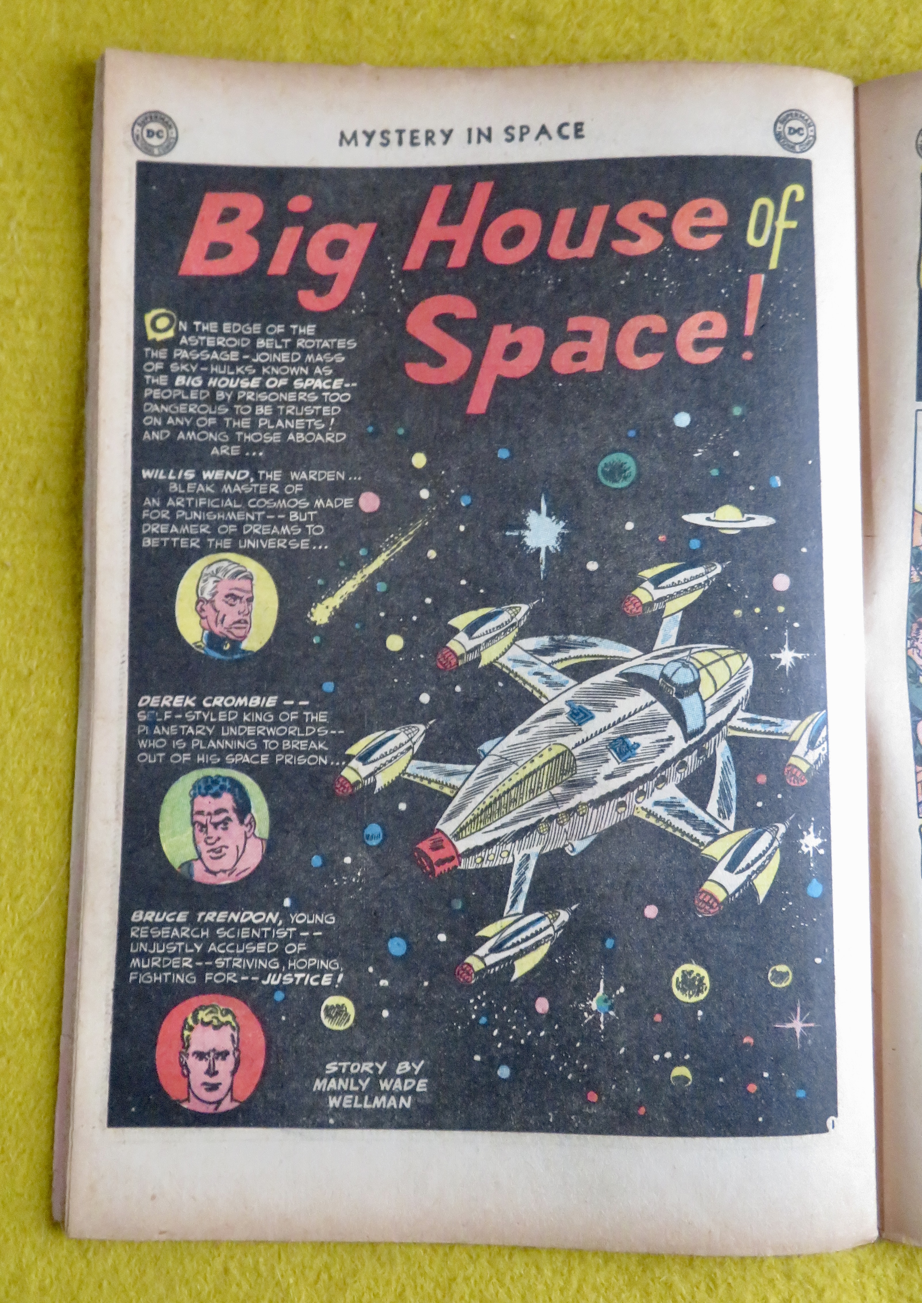 Mystery In Space Comic August/September 1951 Heroes