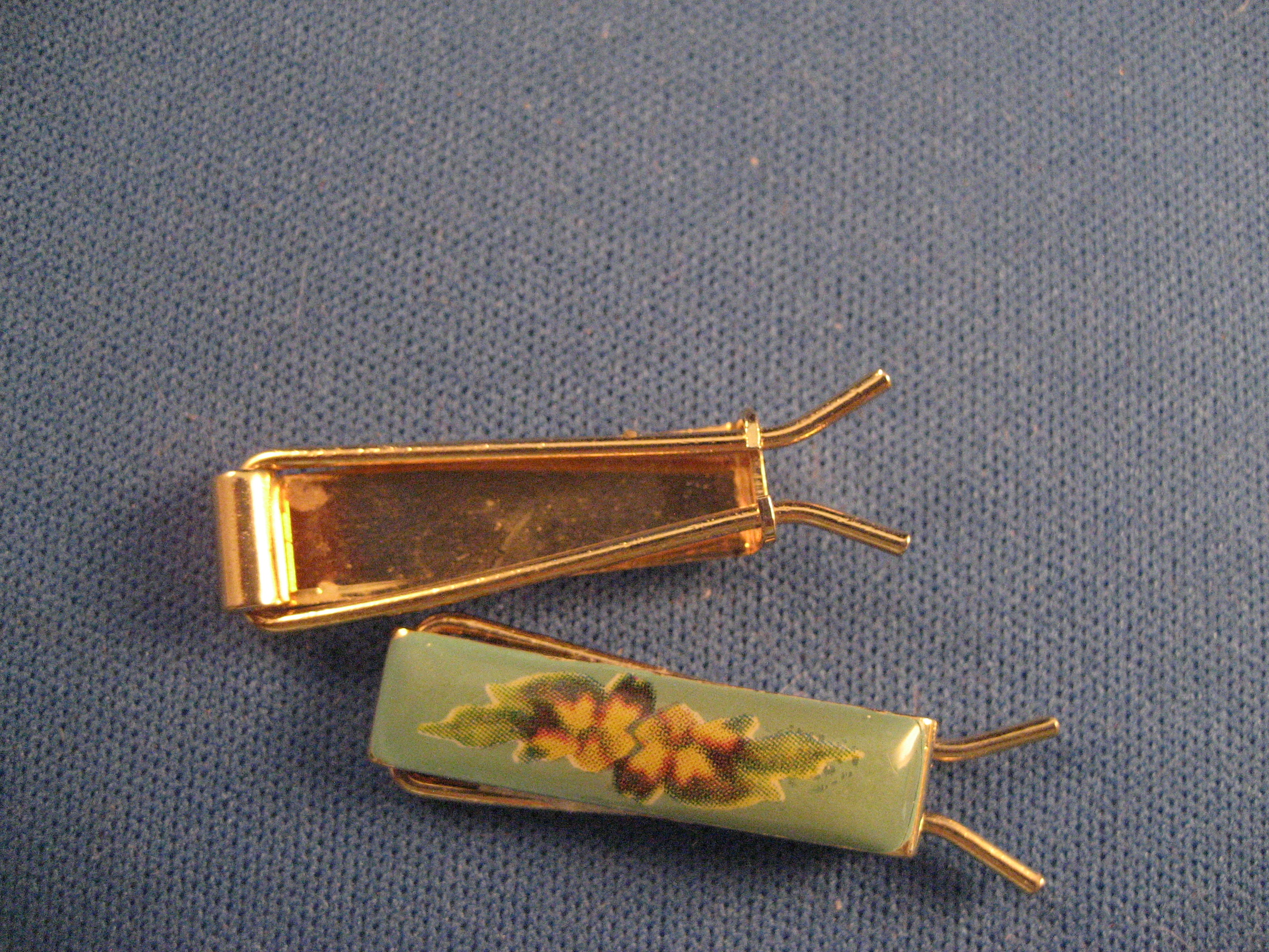 Tiny Enamel Barrettes