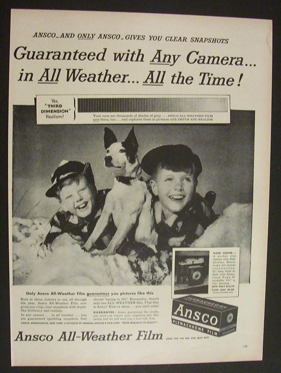 1950  Ansco  All  Weather  Film