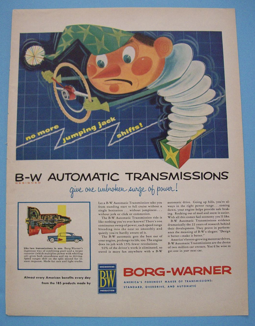 Vintage Ad: 1955 Borg-Warner Automatic Transmissions