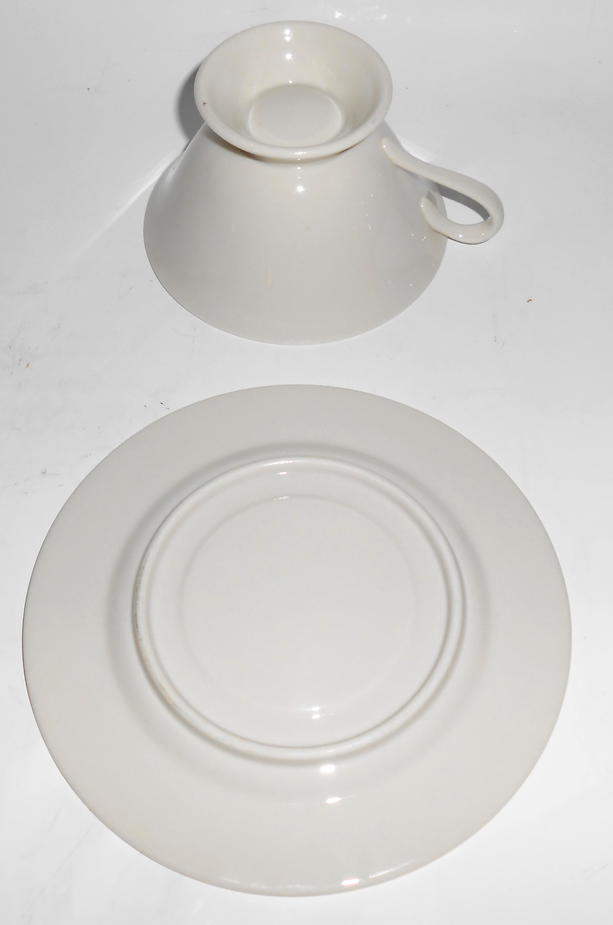 Franciscan China Encino Breakfast White Cup/Saucer Set!