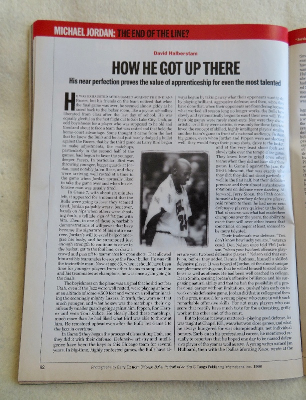 Time Magazine June 22, 1998 Michael Jordan