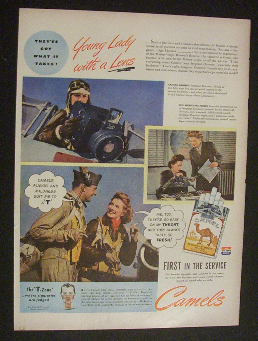 1944  Camel  Cigarettes