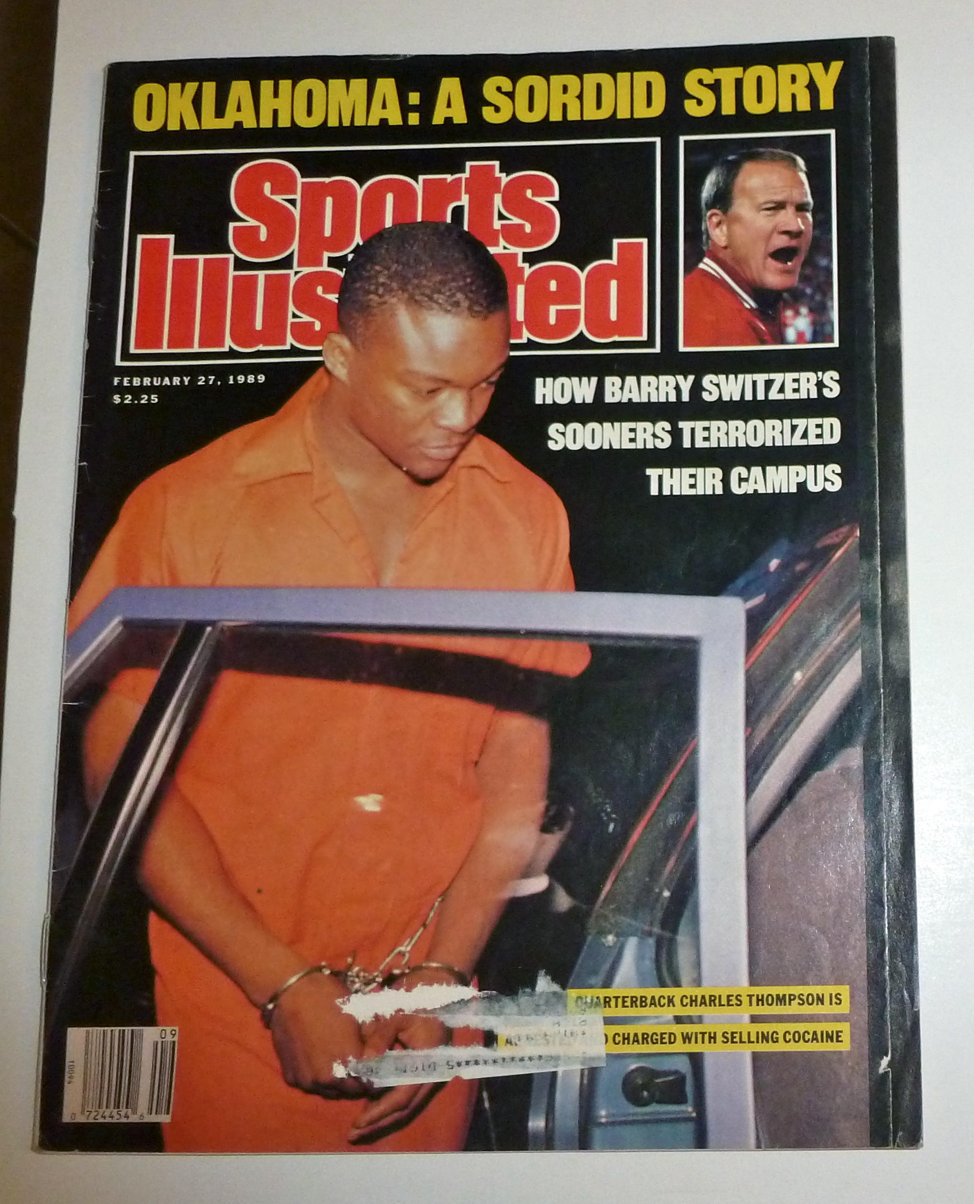 Sports Illustrated Magazine-February 27, 1989-Thompson
