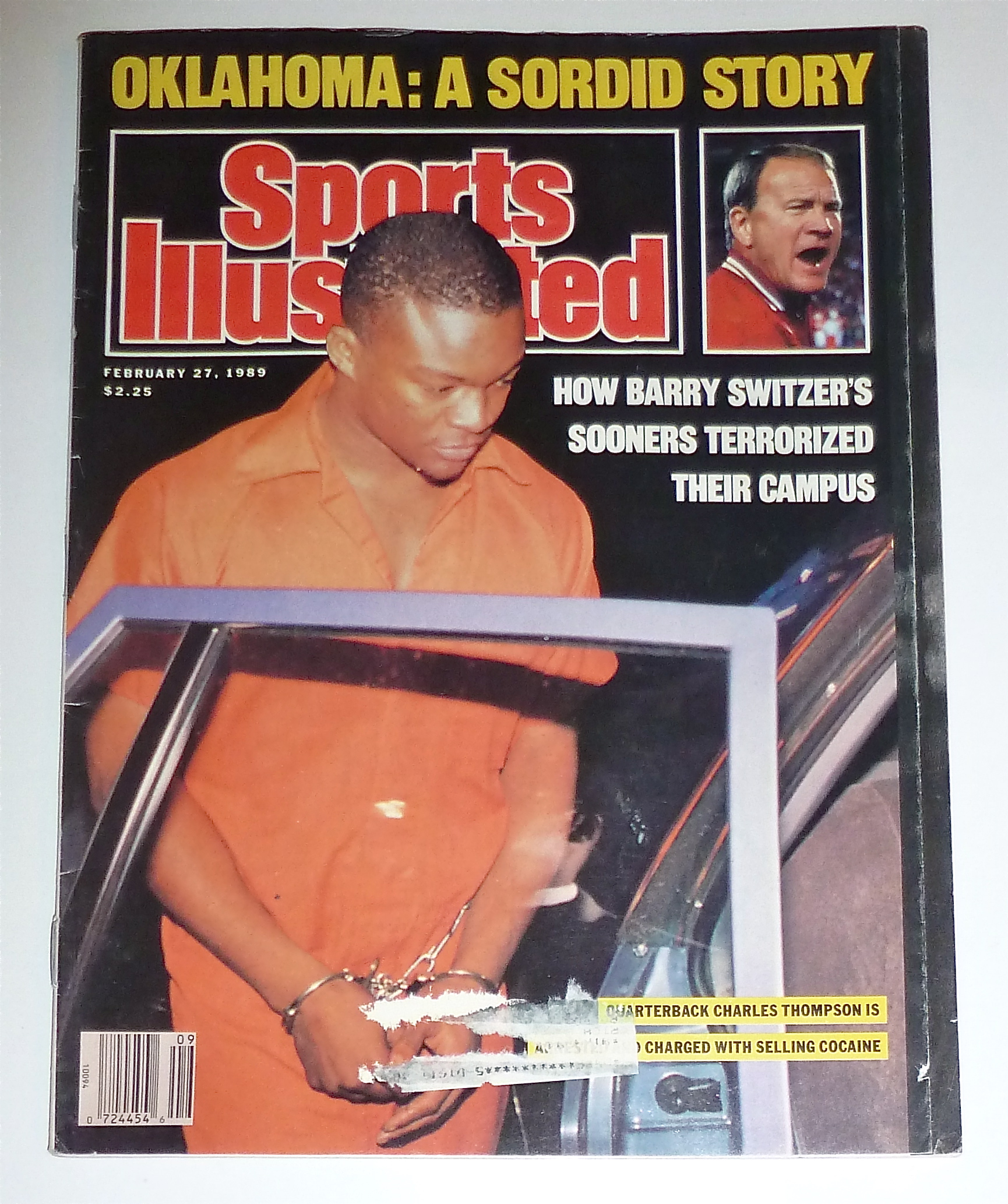 Sports Illustrated Magazine-February 27, 1989-Thompson