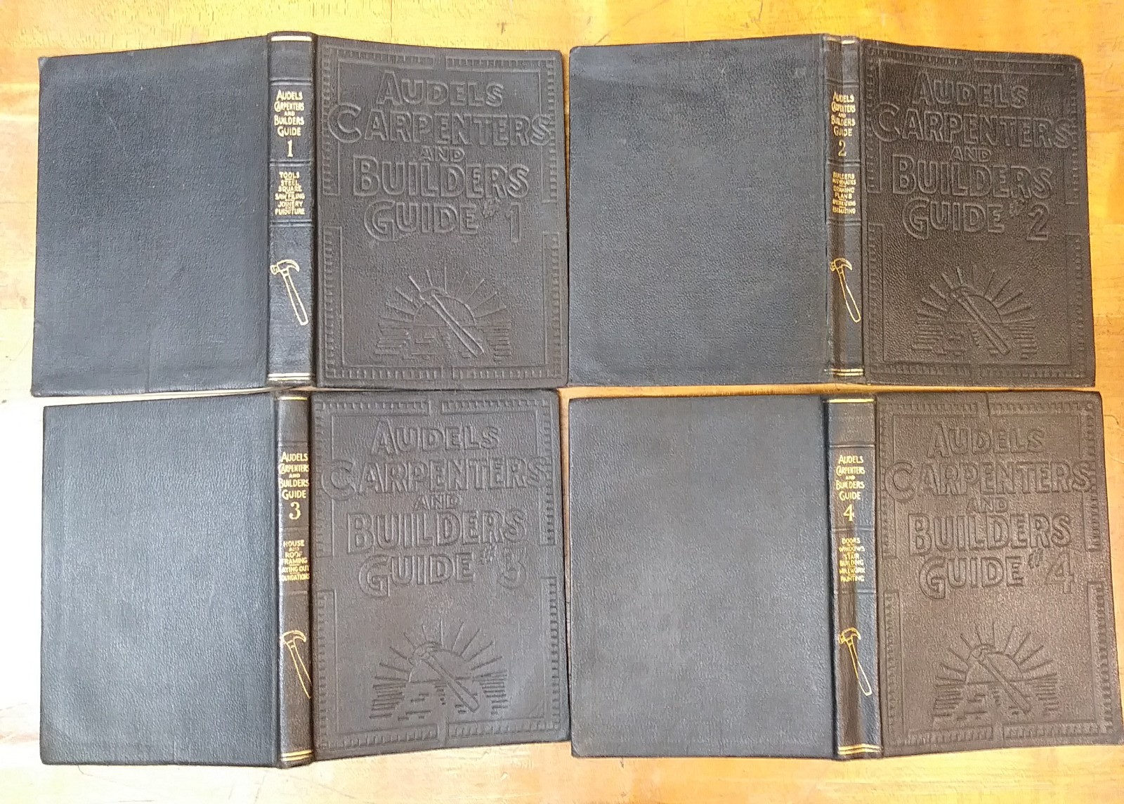Audels Carpenters and Builders Guide 4 Vol 1928