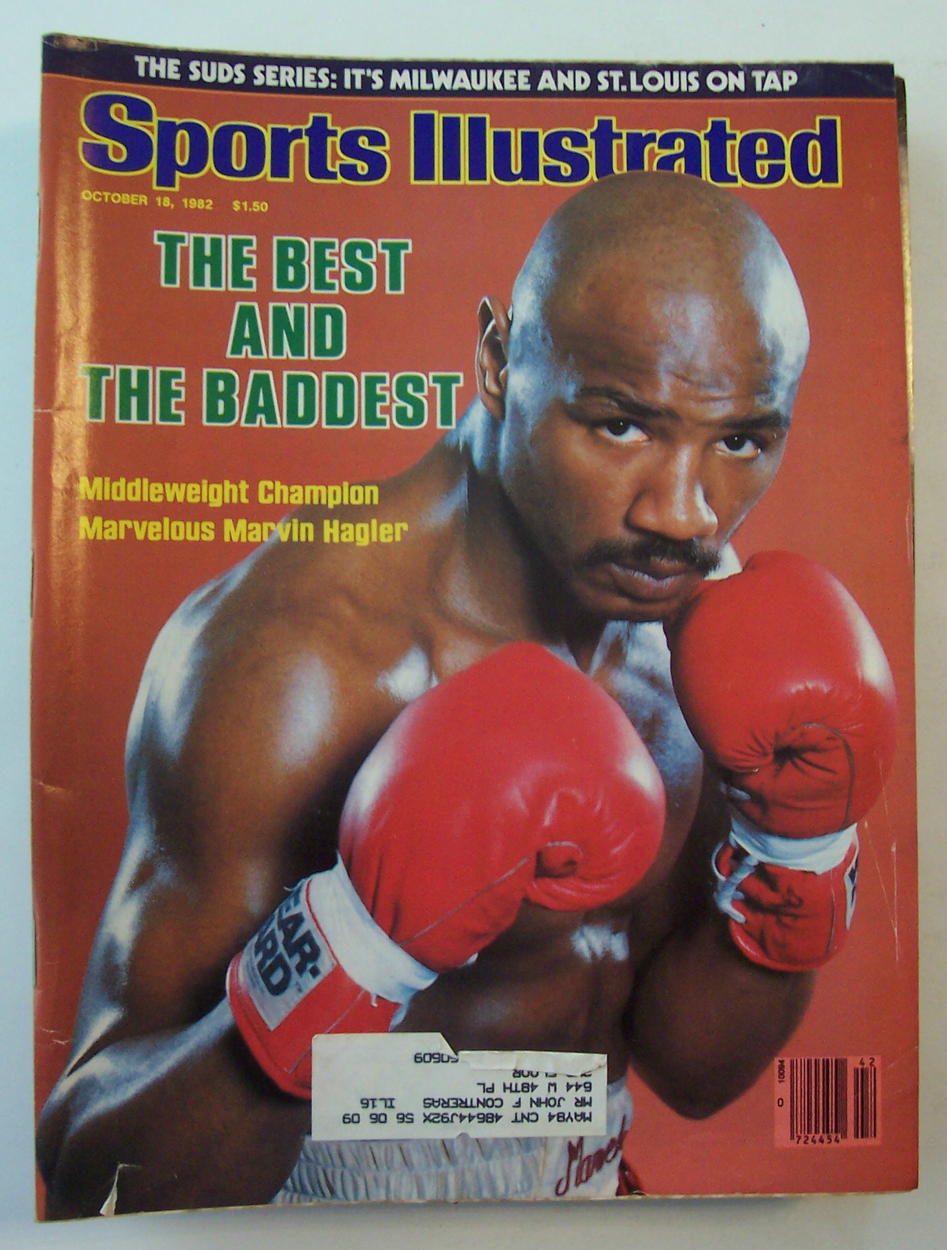 Sports Illustrated Magazine-Oct 18, 1982-Marvin Hagler