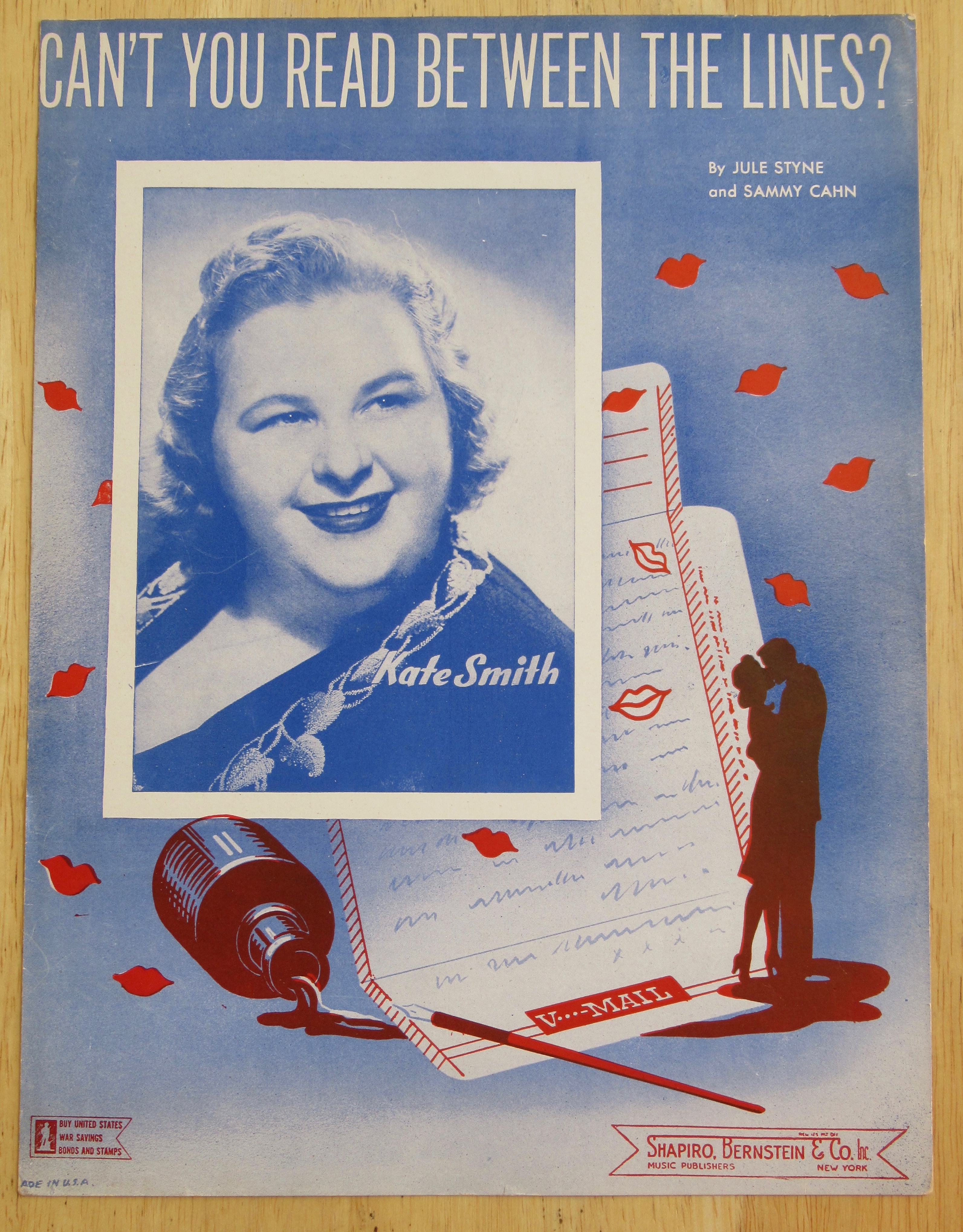 1945 Can't You Read Between The Lines Sheet Music