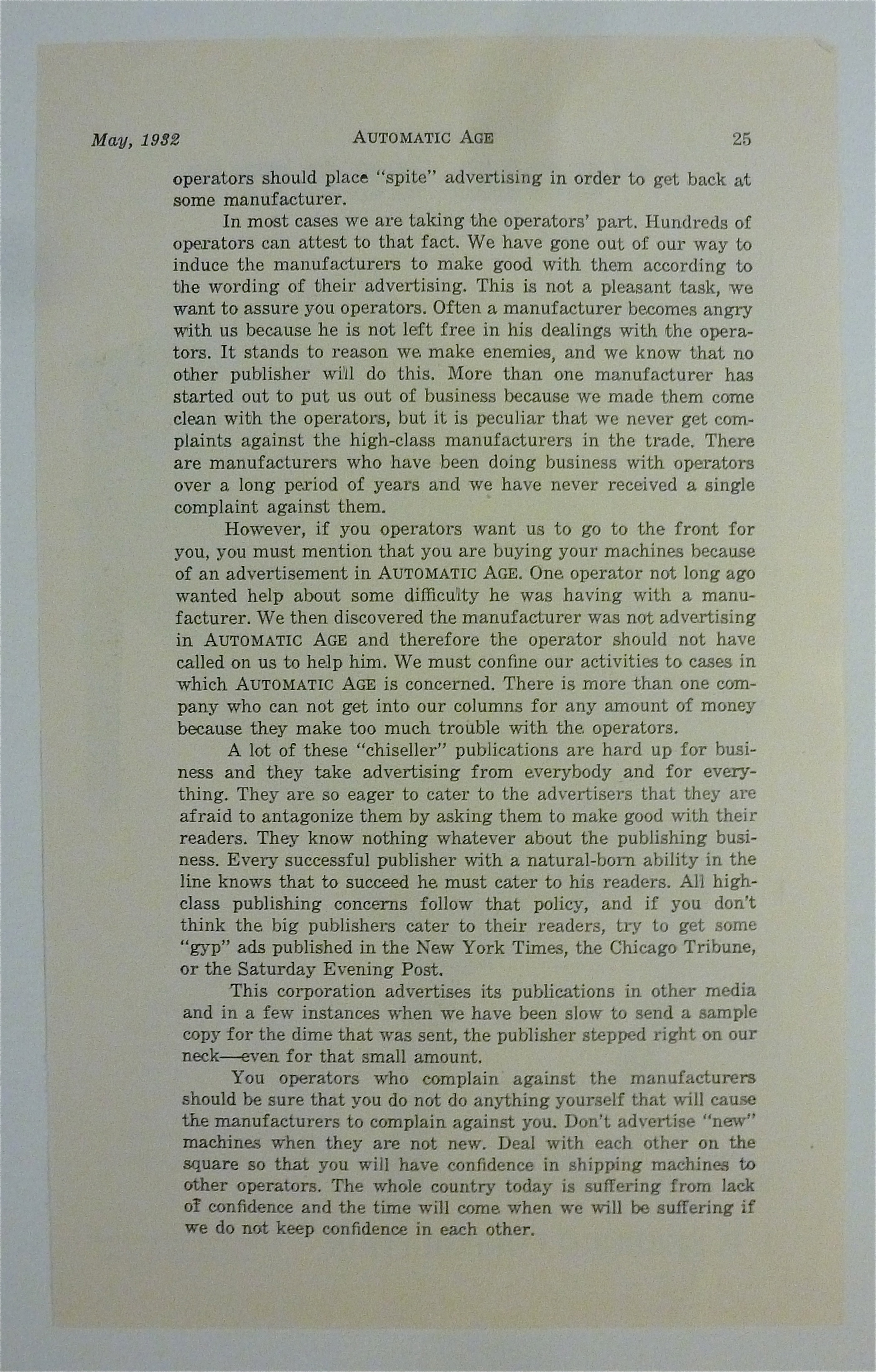 1932 J. P. Seeburg Corporation with Gold Coast Game