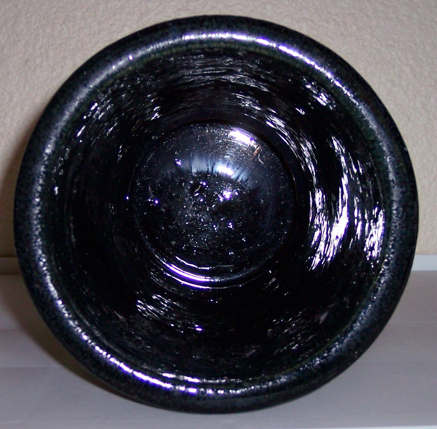 Panama Pottery Very Rare Black Art Vase!