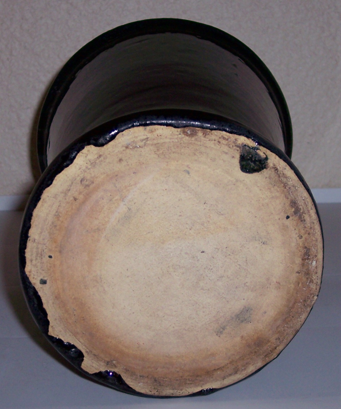 Panama Pottery Very Rare Black Art Vase!