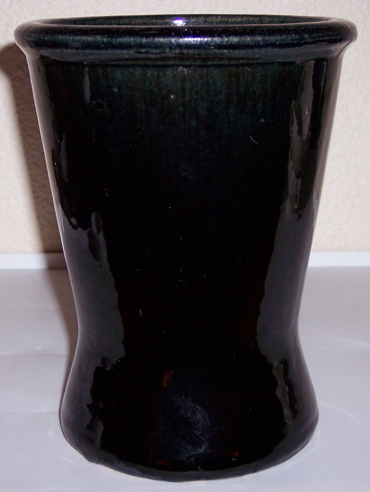 Panama Pottery Very Rare Black Art Vase!
