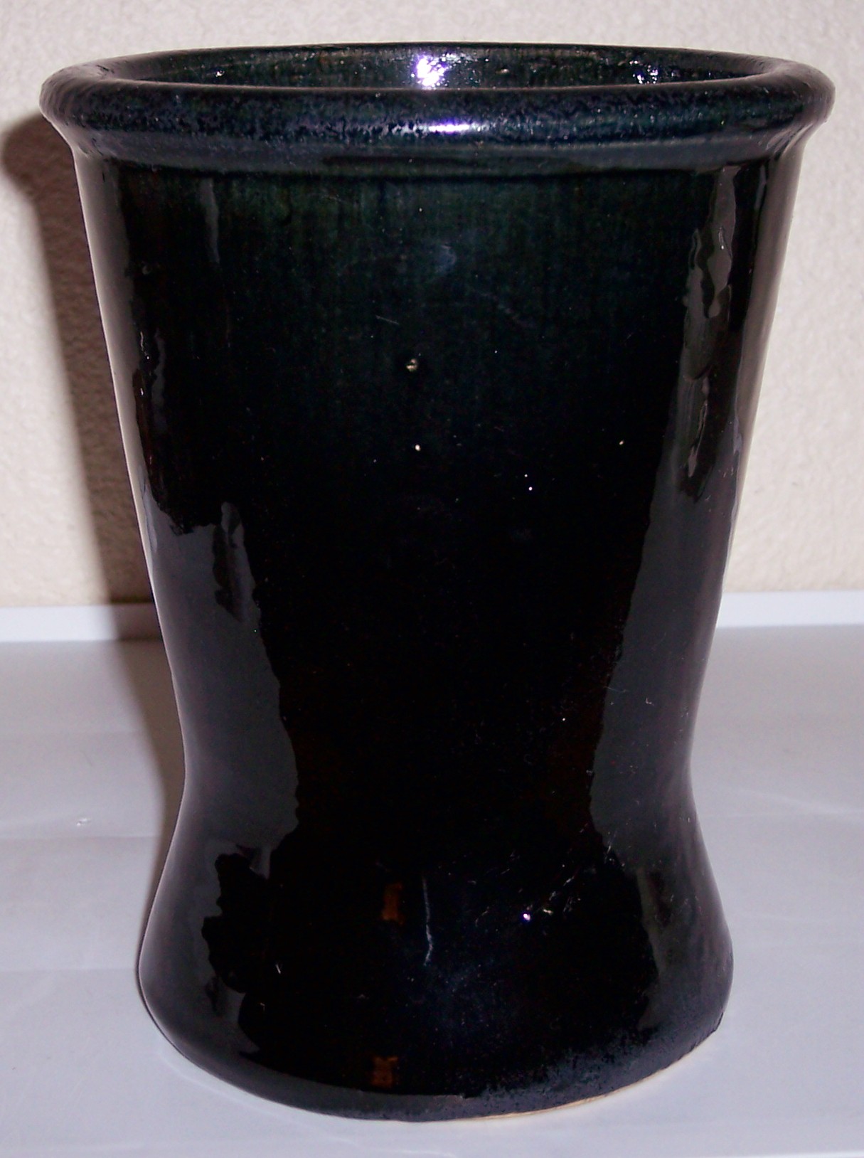 Panama Pottery Very Rare Black Art Vase!