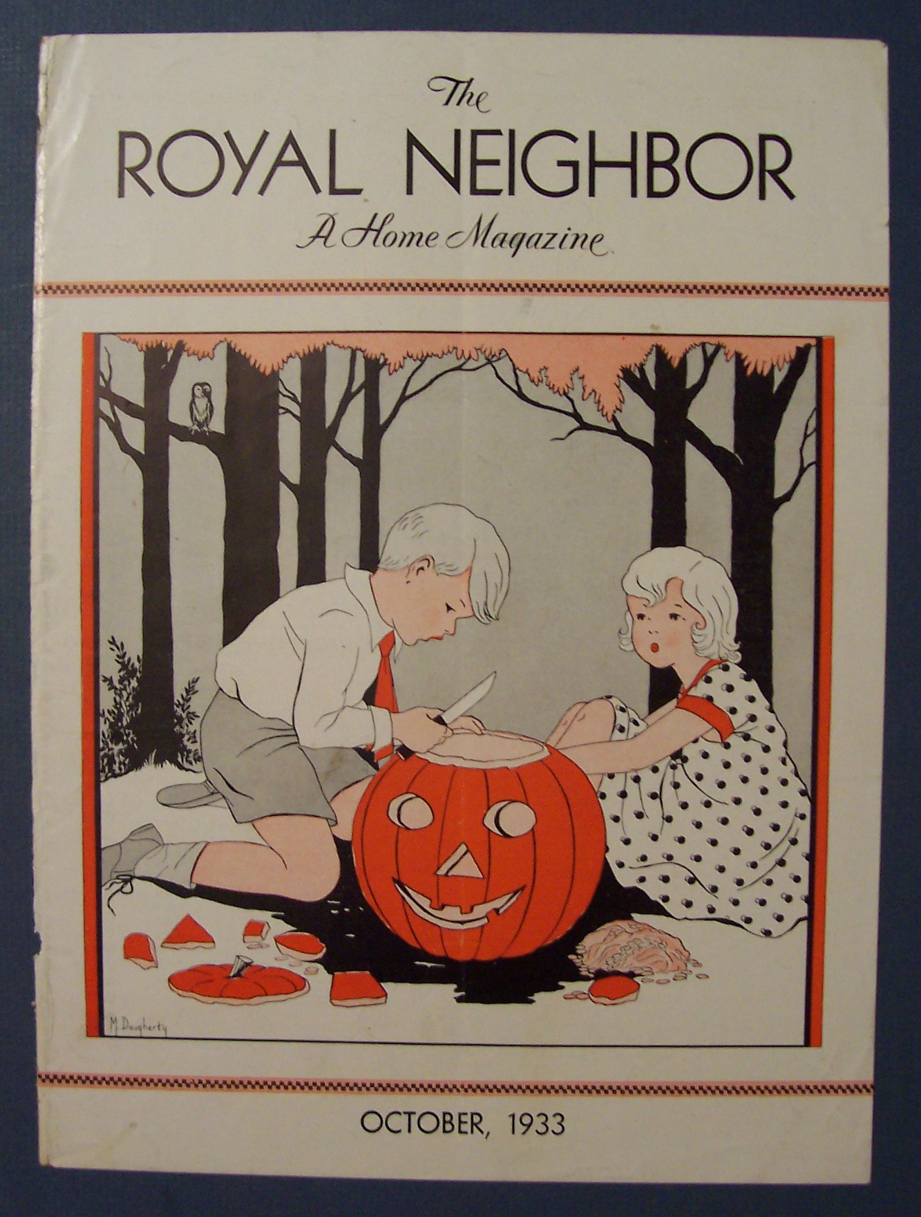 Royal Neighbor Cover By Margaret Daugherty-Oct 1933
