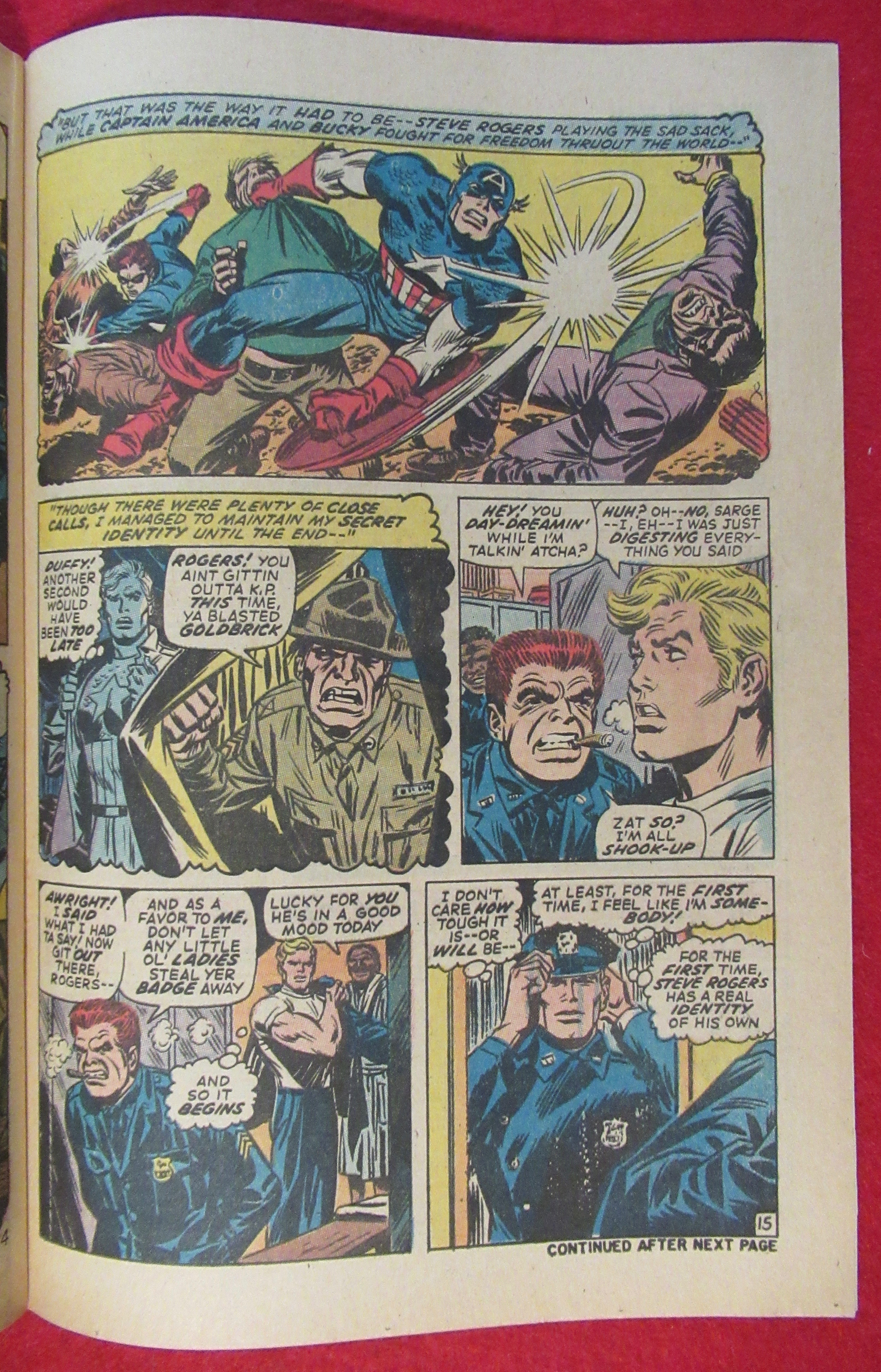 Captain America Comic July 1971 Badge & Betrayal