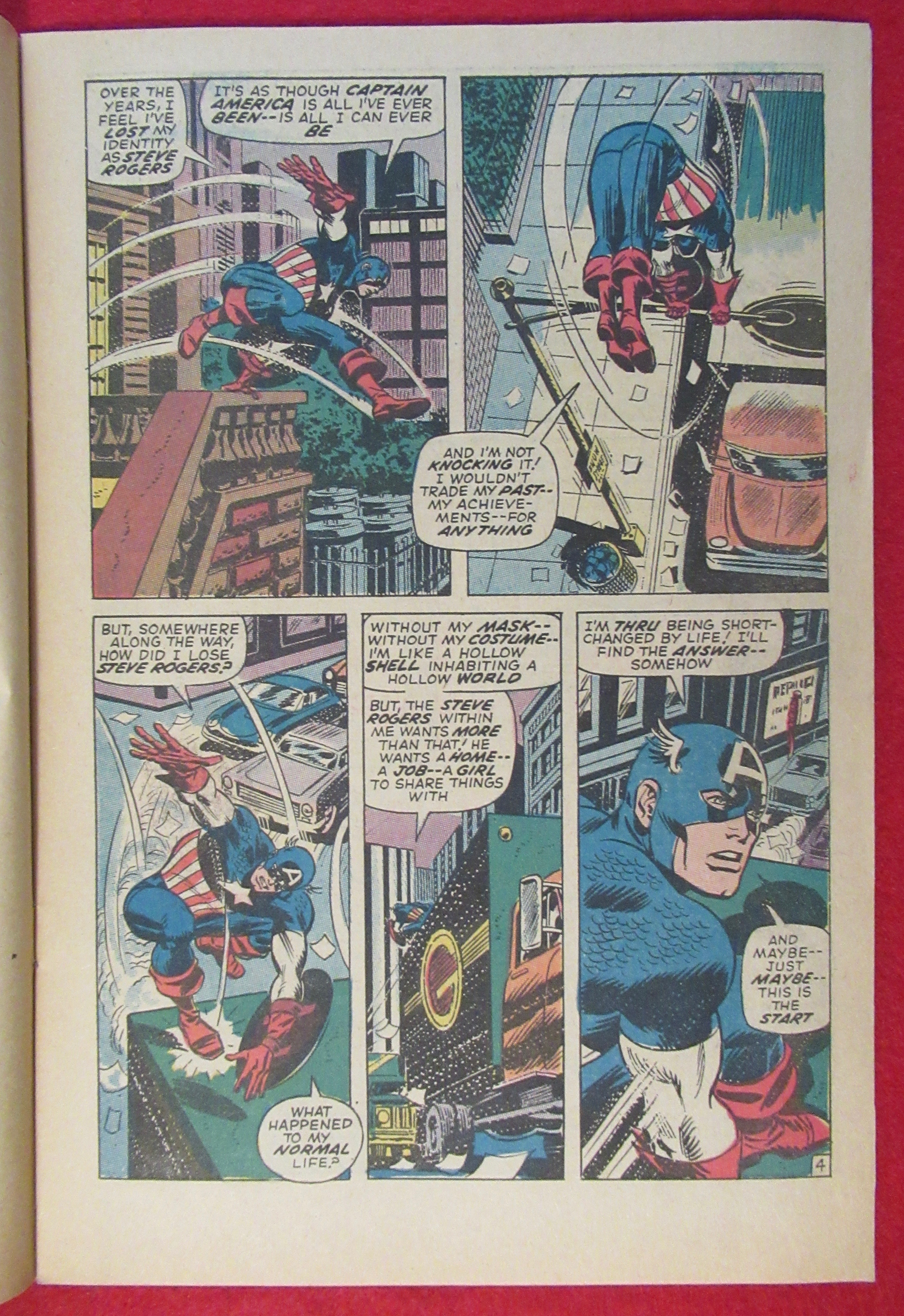 Captain America Comic July 1971 Badge & Betrayal