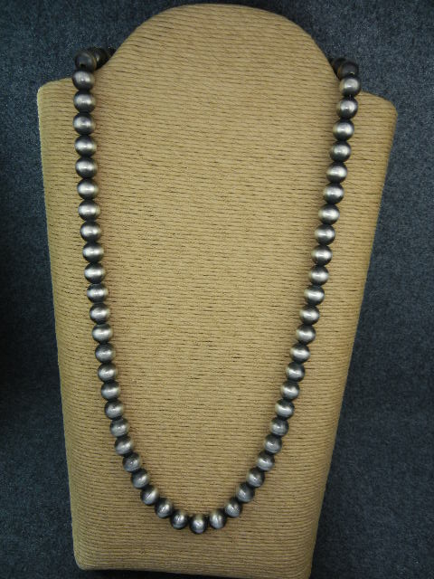 Native American Sterling Silver Navajo Pearls Necklace