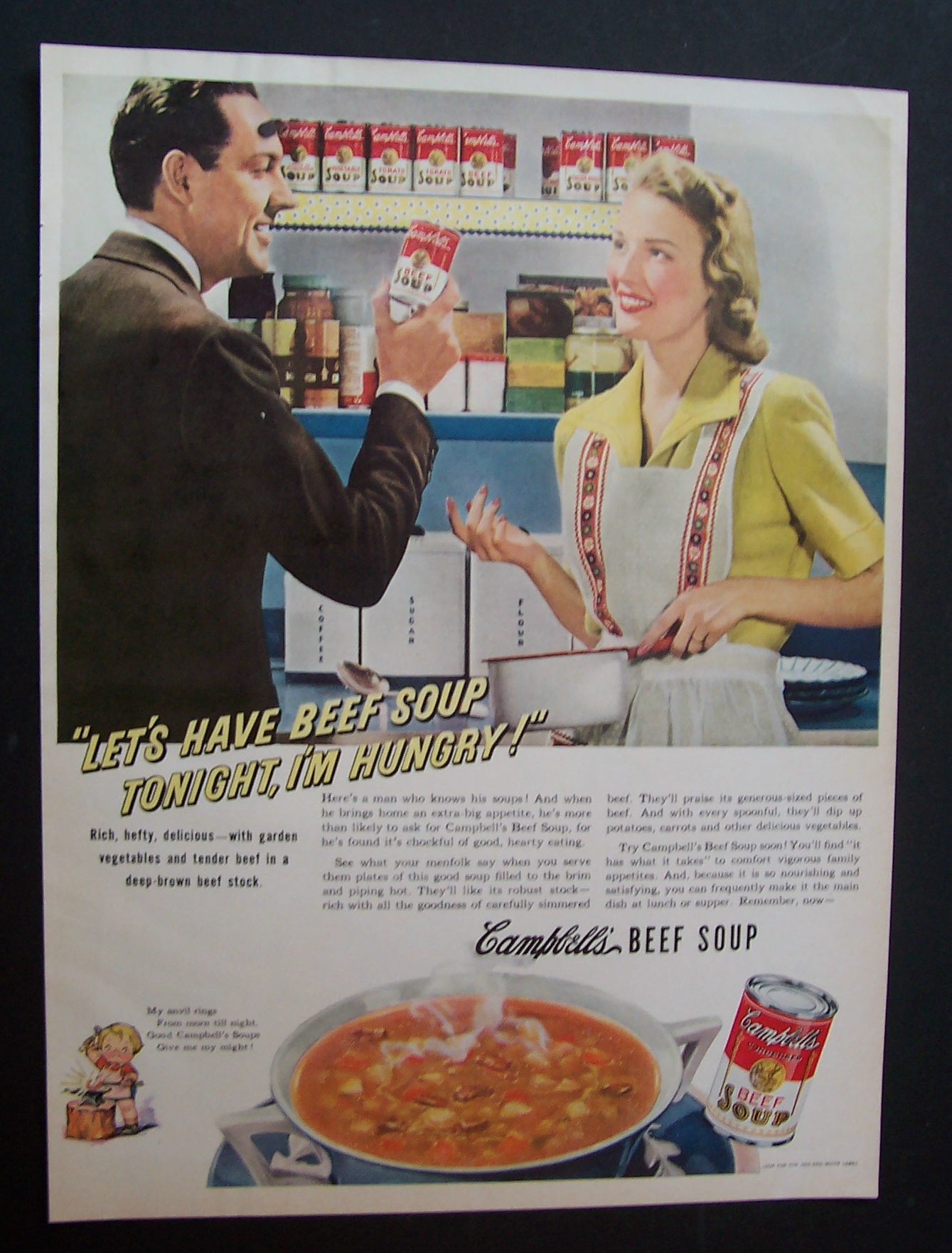 1942  Campbell's  Beef  Soup