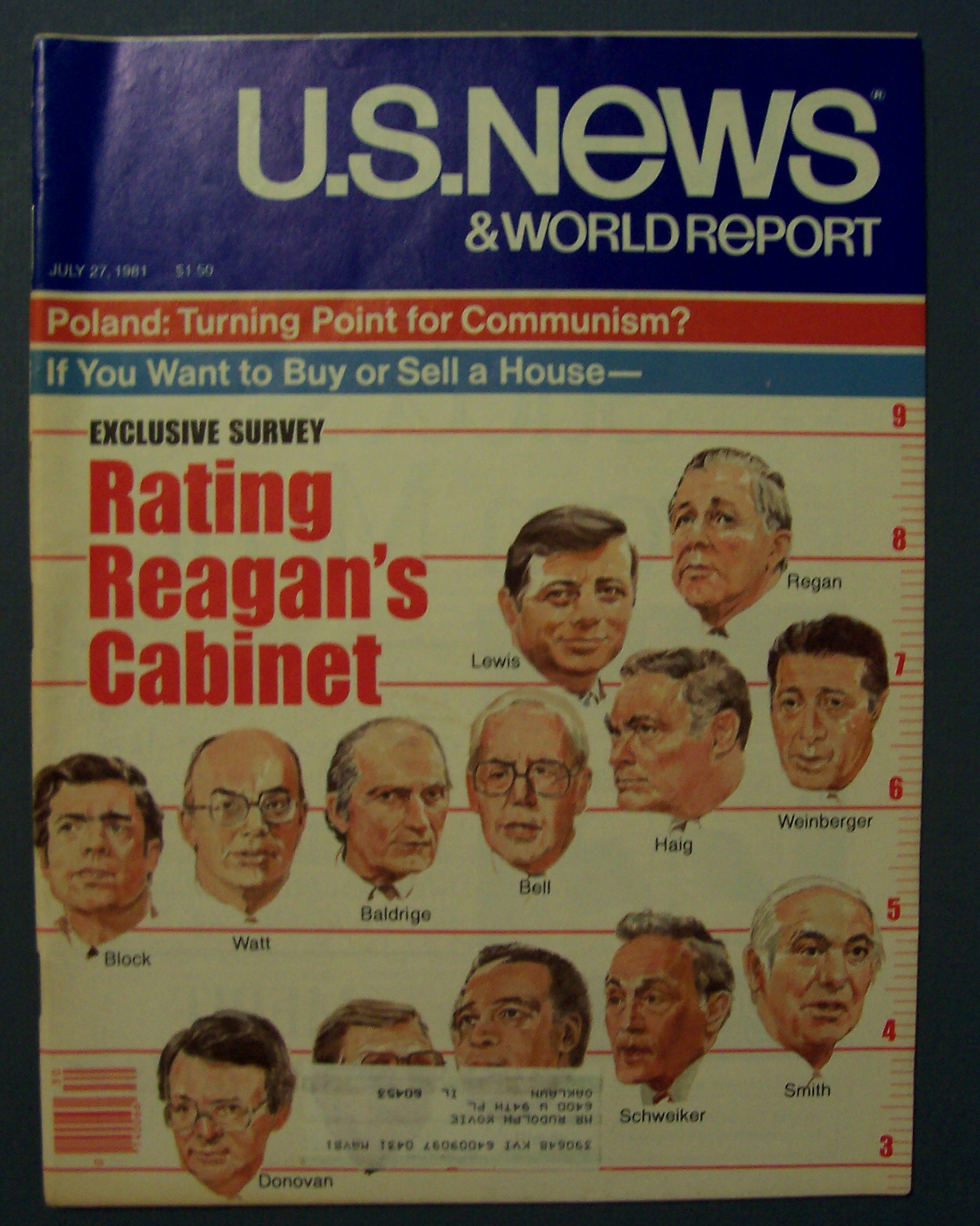 U.S. News & World Report Magazine - July 27, 1981