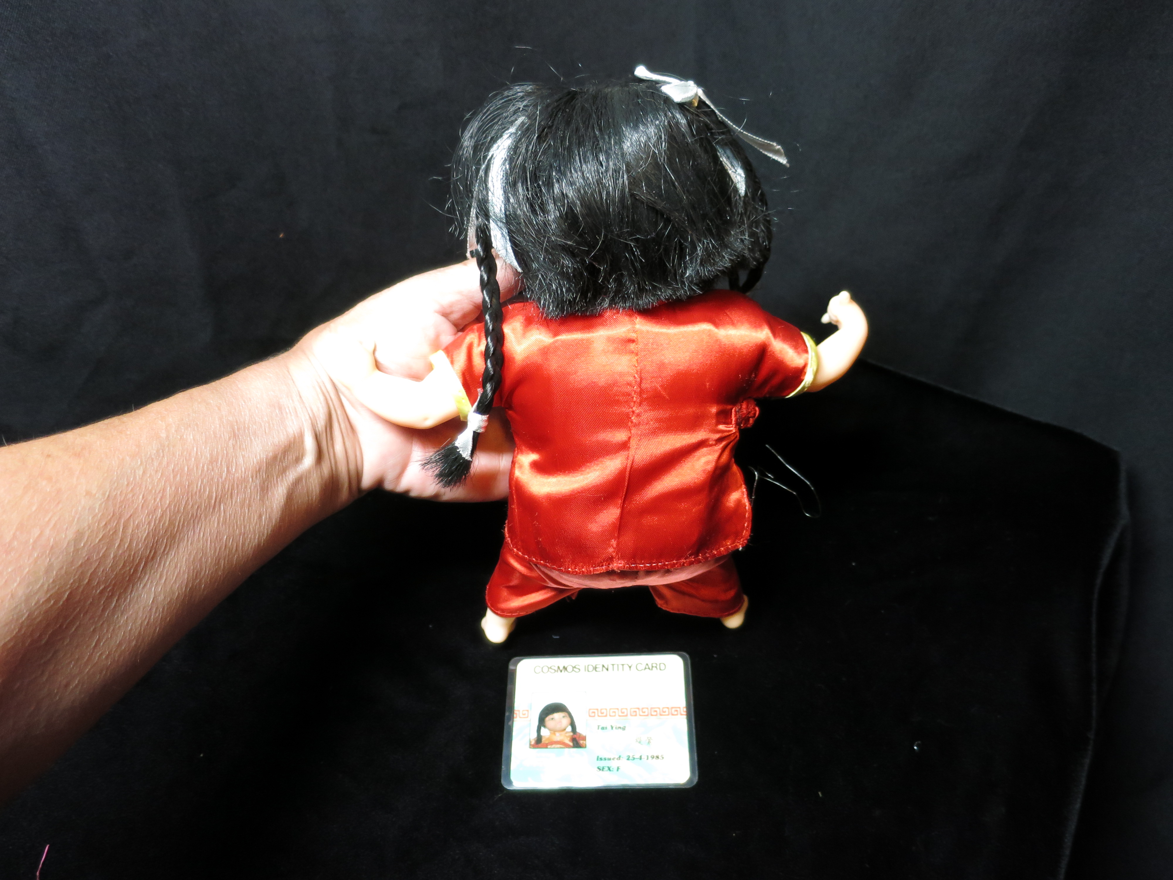Cosmos Doll Tai Ying 1985 with Identity Card 9 inch