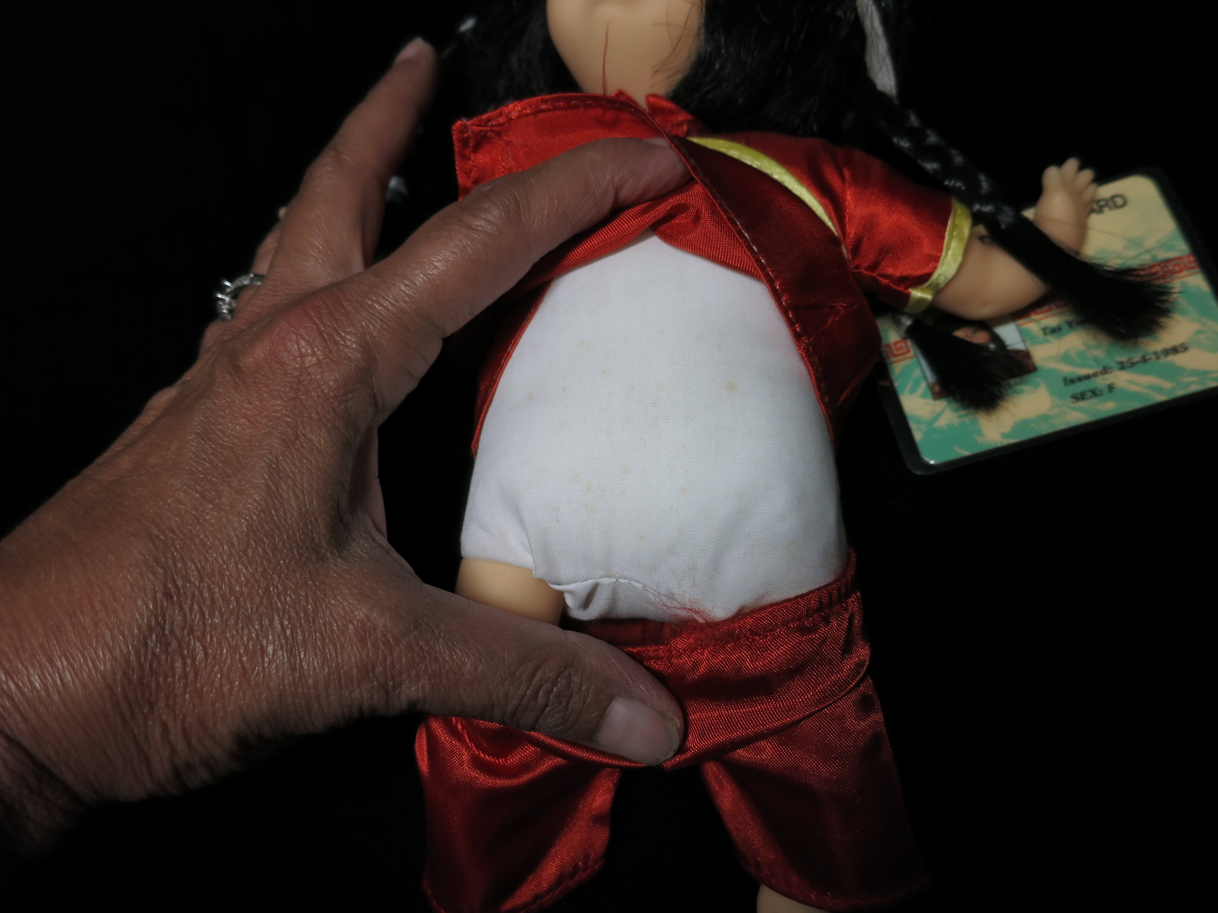 Cosmos Doll Tai Ying 1985 with Identity Card 9 inch