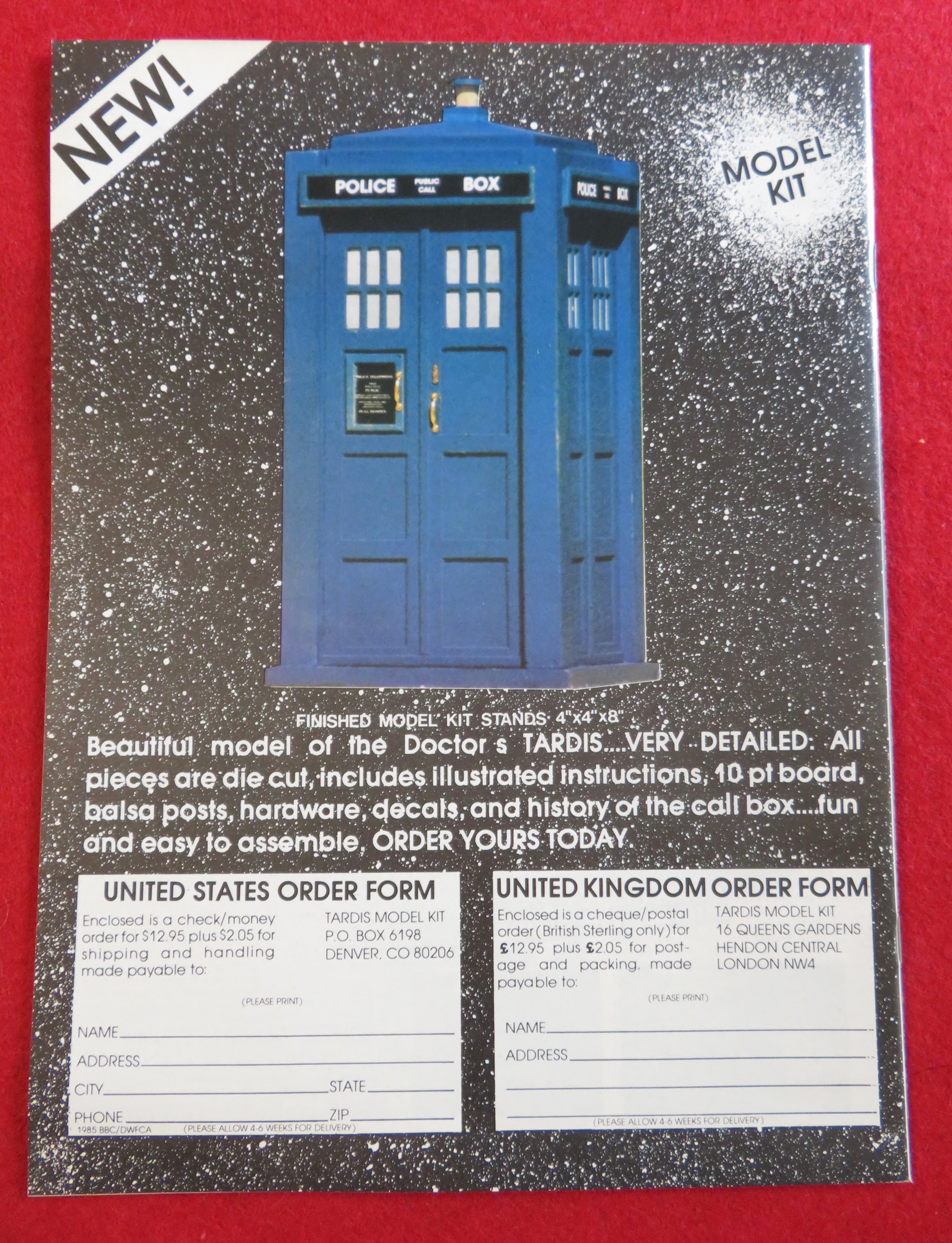 Doctor (Dr) Who Magazine November 1985 Peter Davison