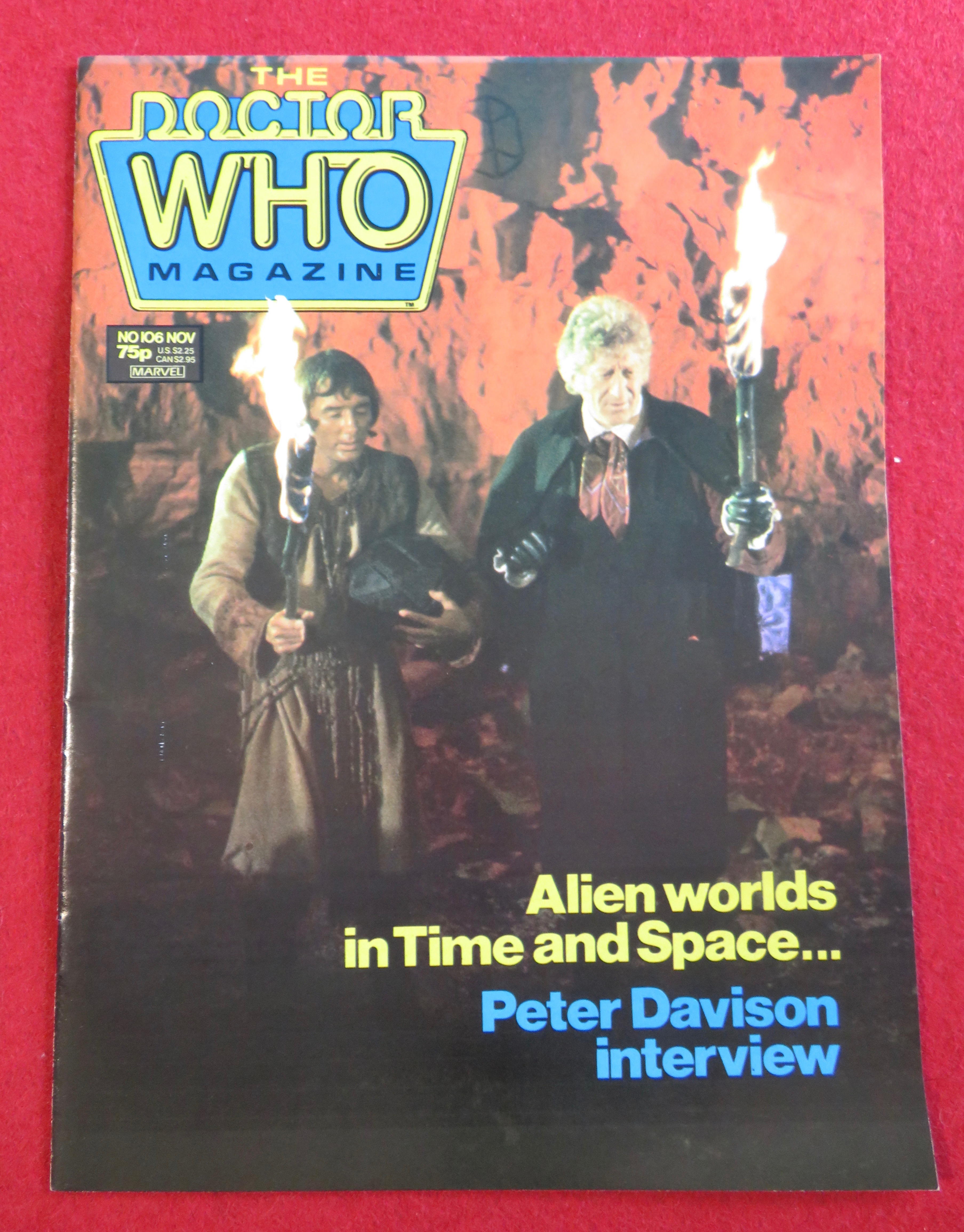 Doctor (Dr) Who Magazine November 1985 Peter Davison