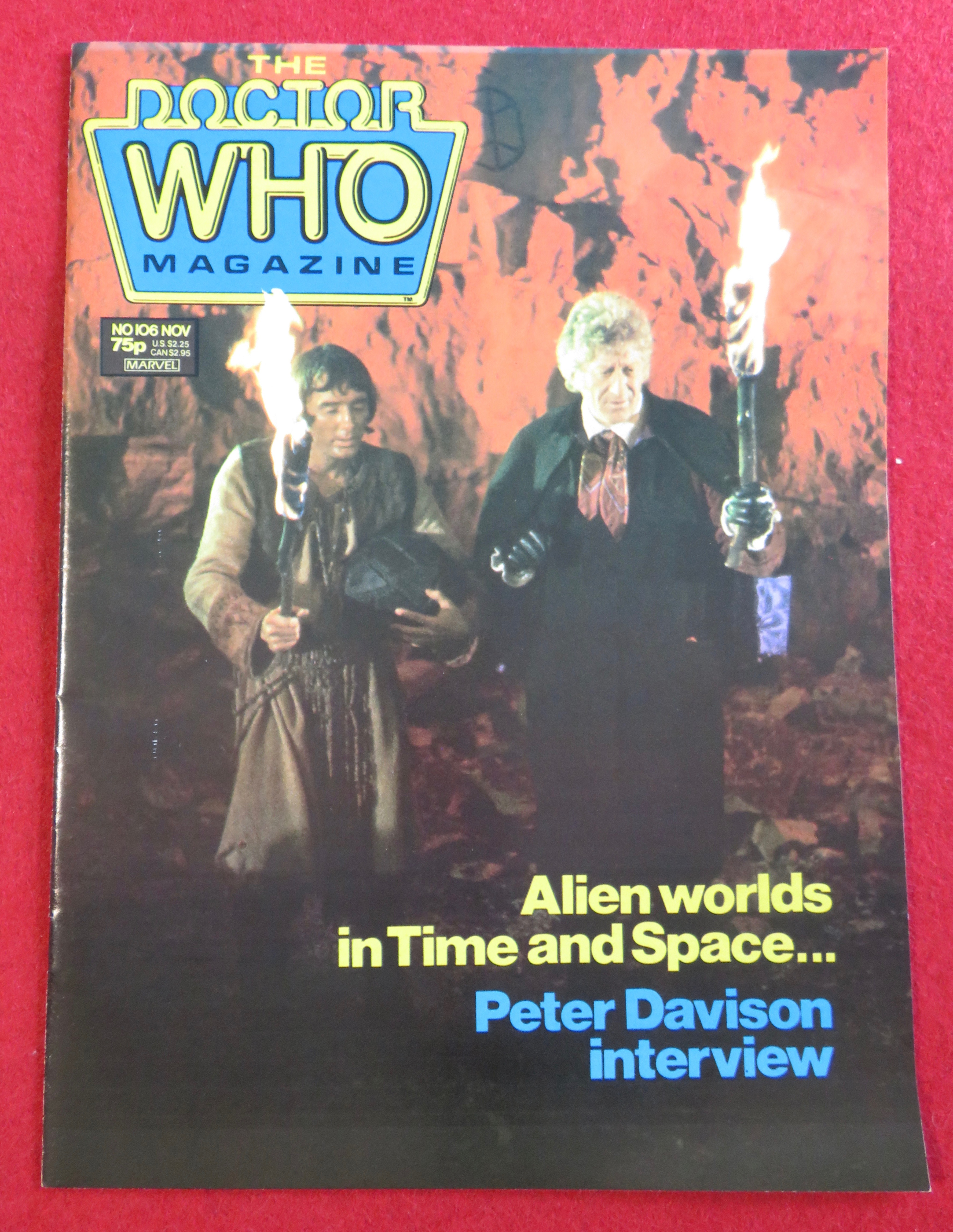 Doctor (Dr) Who Magazine November 1985 Peter Davison