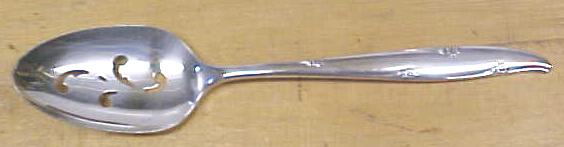 Oneida Spoon Server 9 inch Silver Flower 1960