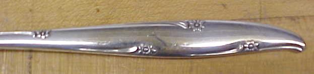 Oneida Spoon Server 9 inch Silver Flower 1960