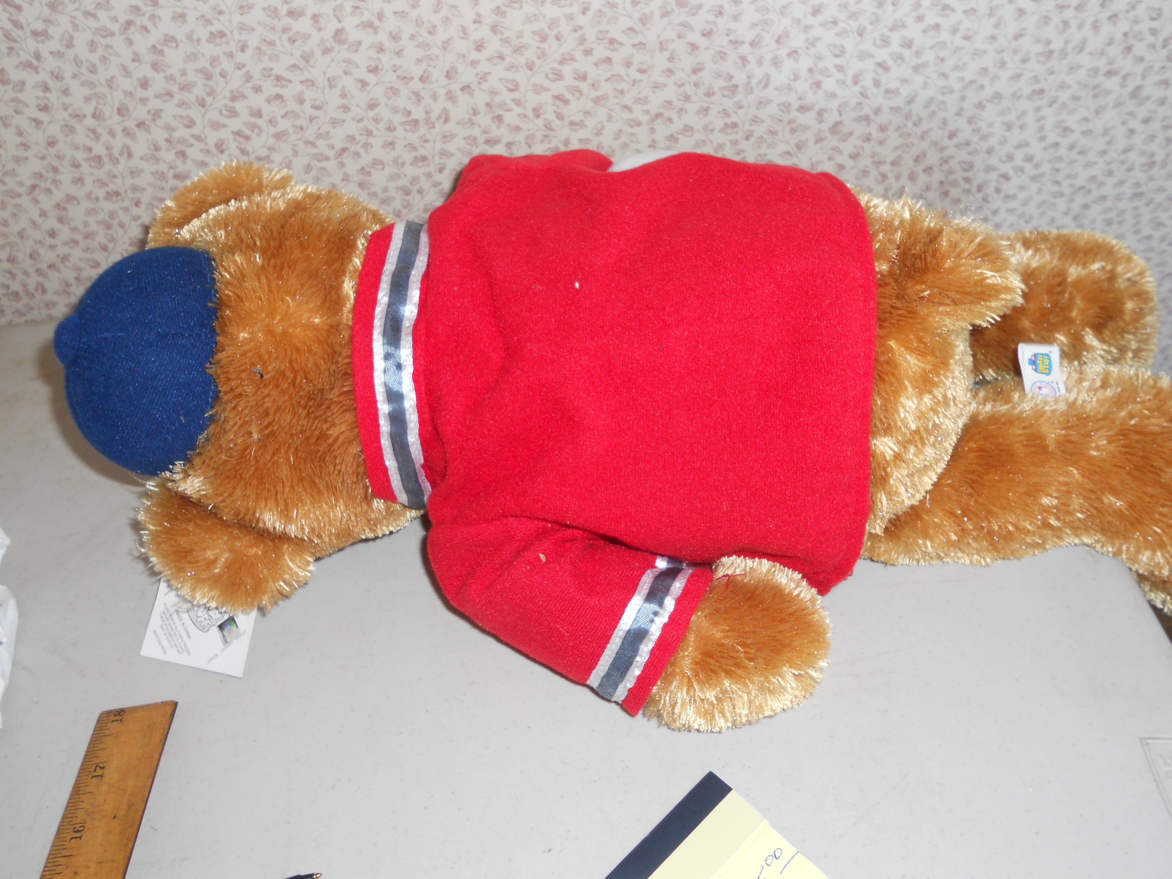Boston Red Sox Teddy Bear W/Tag 2002 18 inch