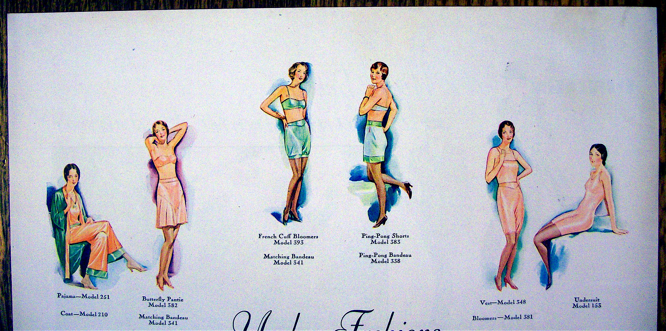 1930 Munsingwear w/Under Fashions & Lounging Fashions