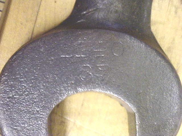 Antique Wrench Open End 37 1140 (1-1/16 & 1-1/4")