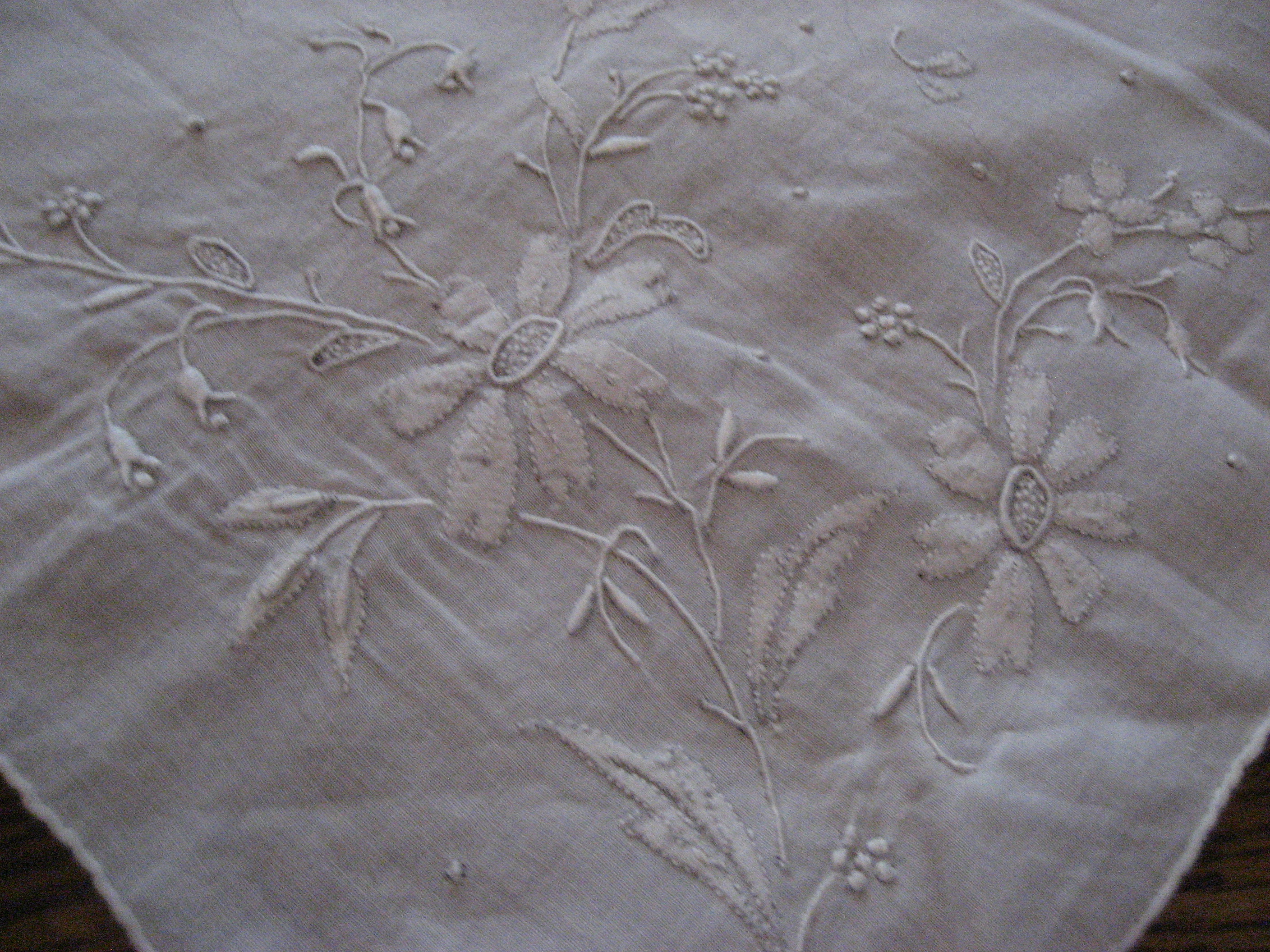 Three White Handkerchiefs