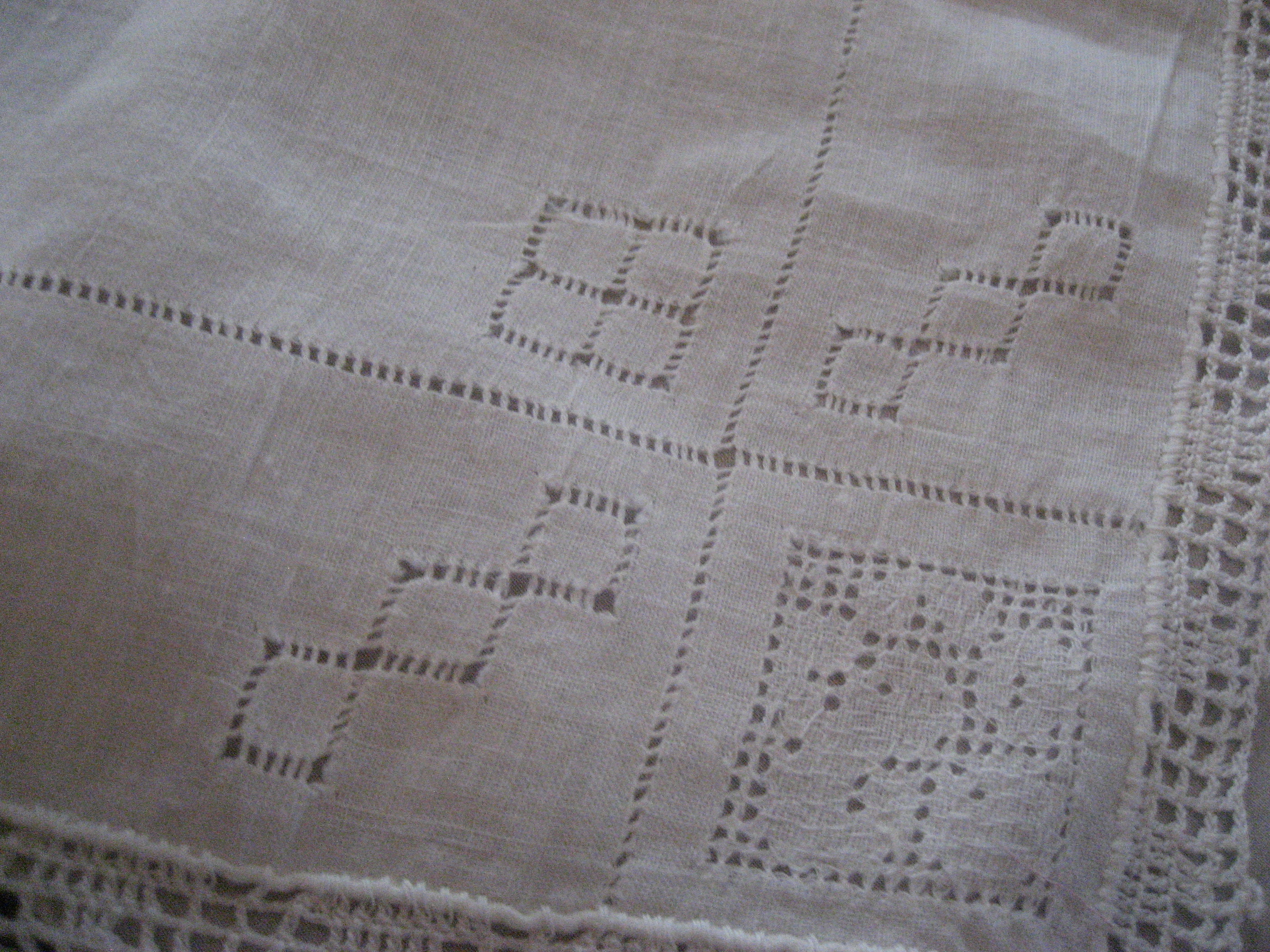 Three White Handkerchiefs