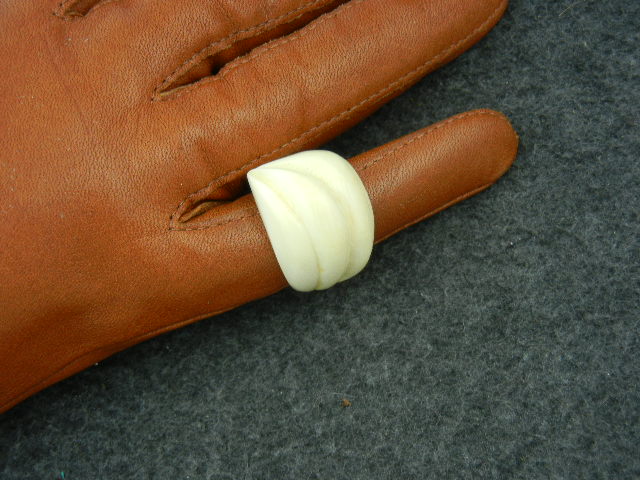 Carved Bone Ring