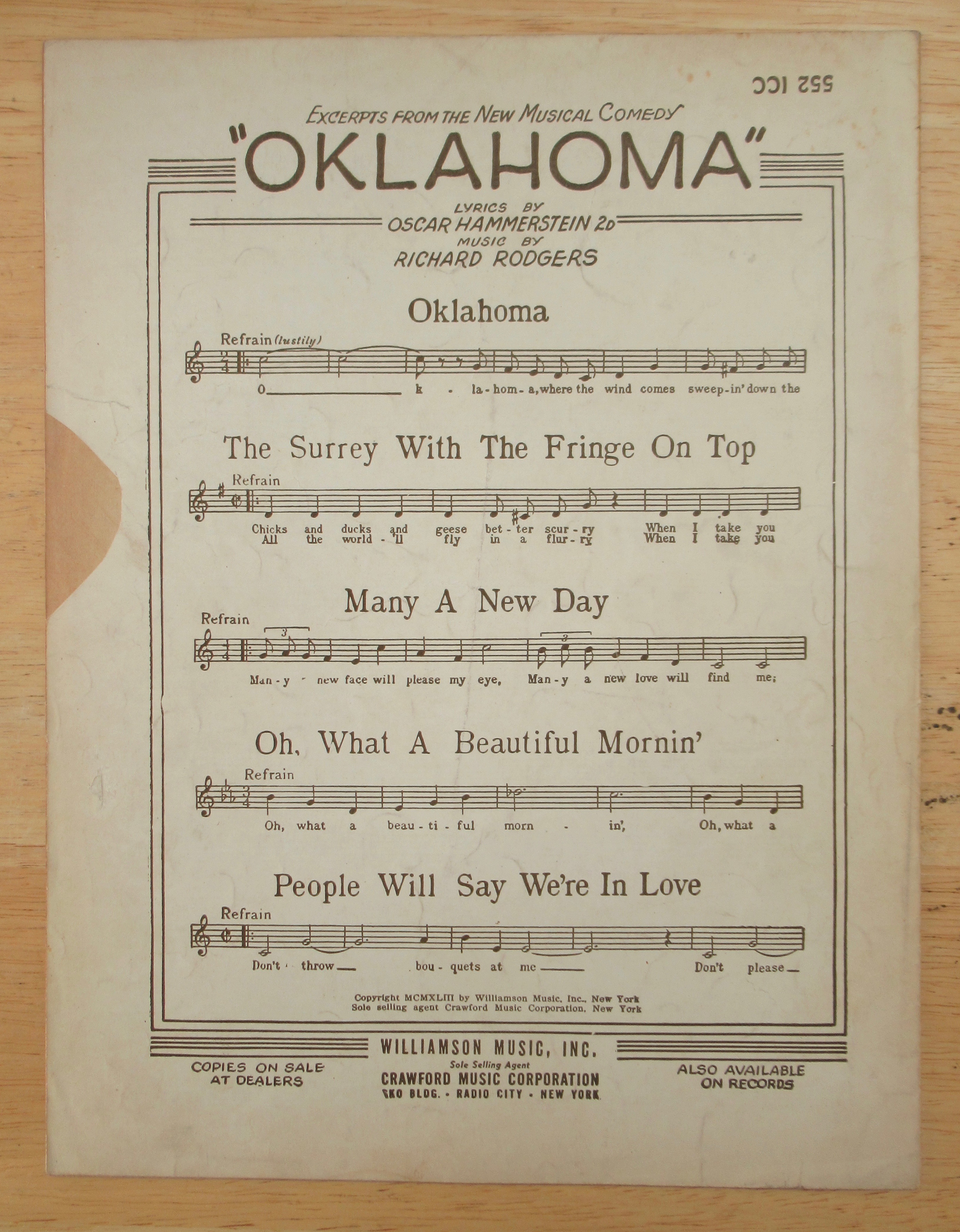 1947 Feudin' And Fightin' Sheet Music