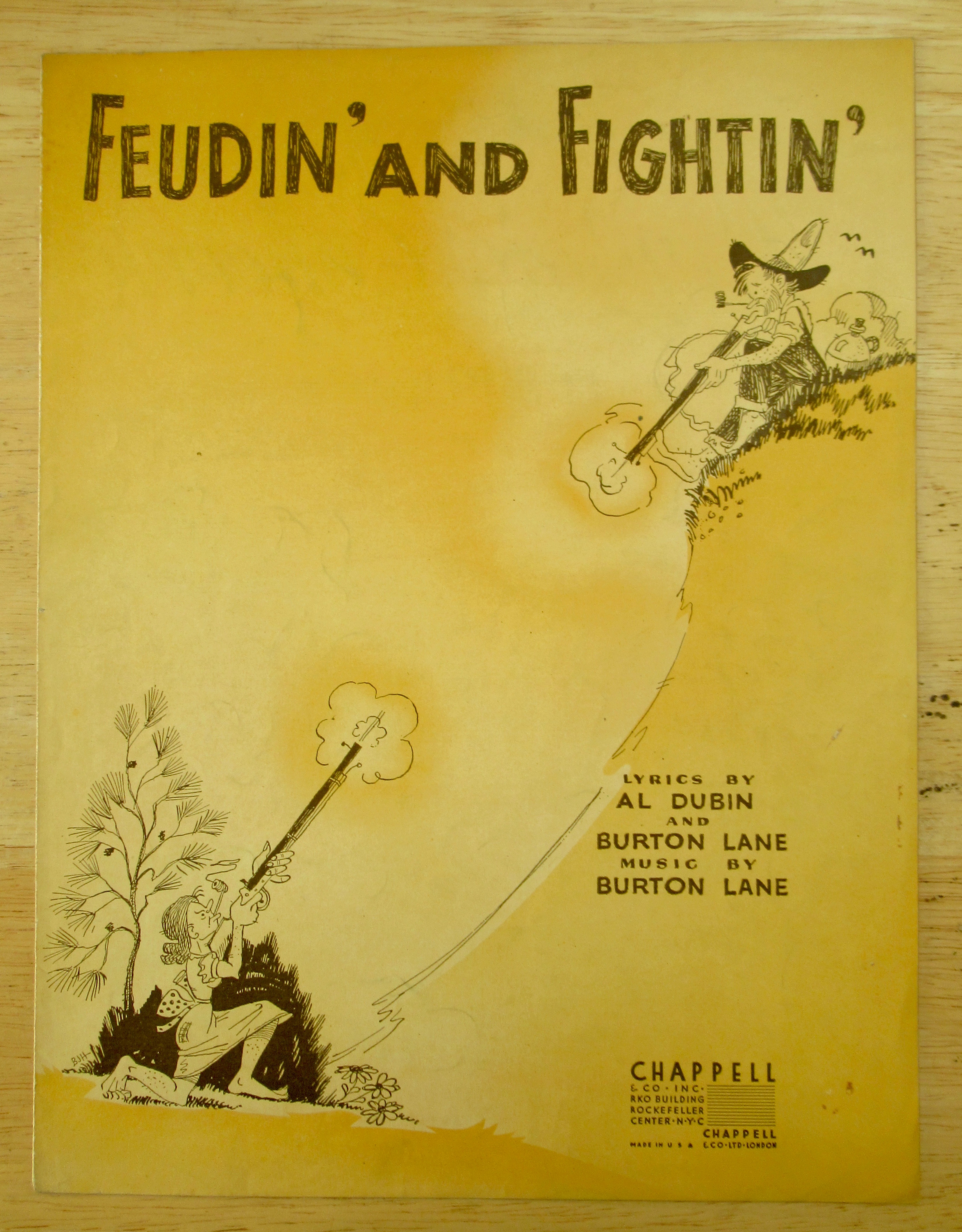 1947 Feudin' And Fightin' Sheet Music