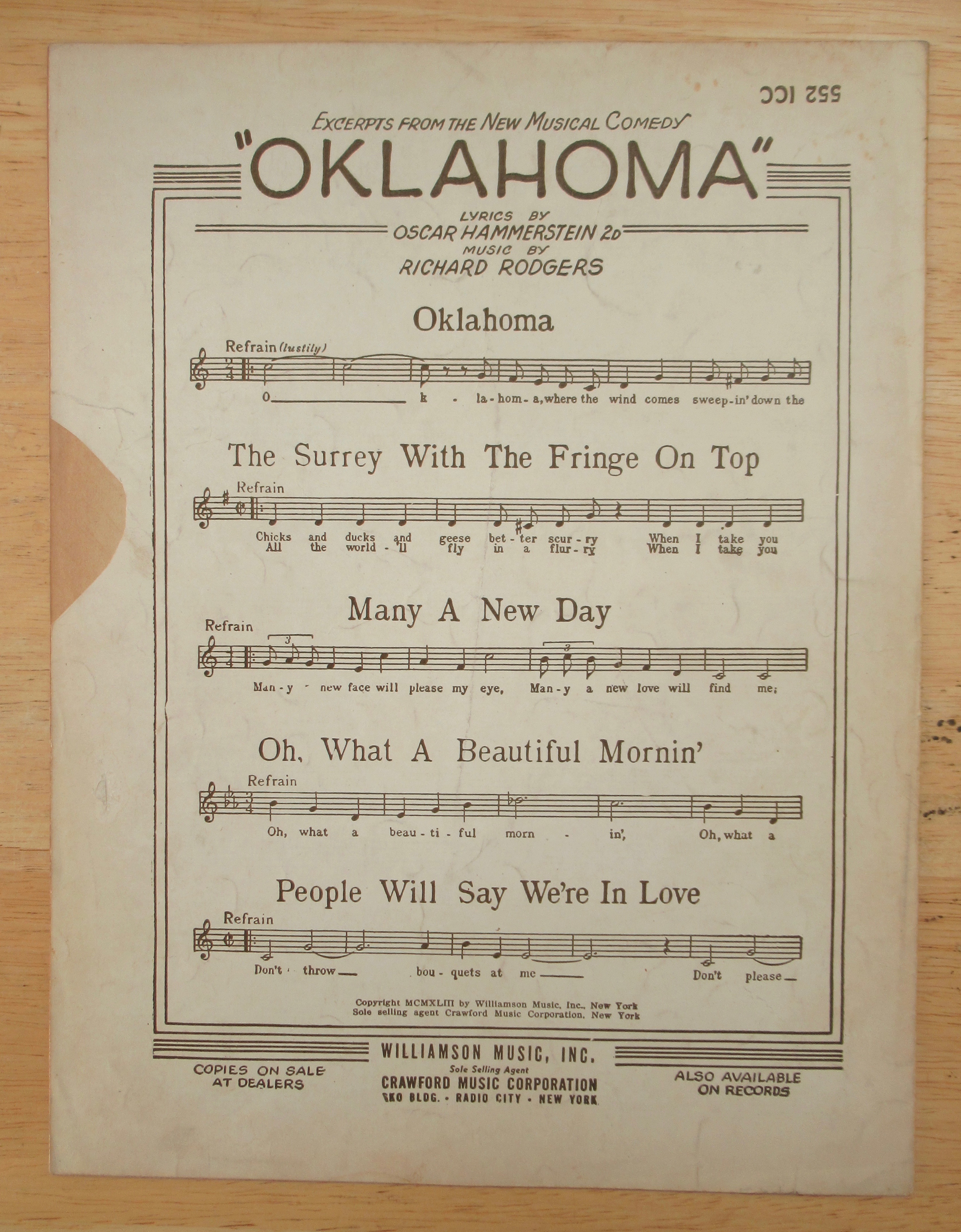 1947 Feudin' And Fightin' Sheet Music