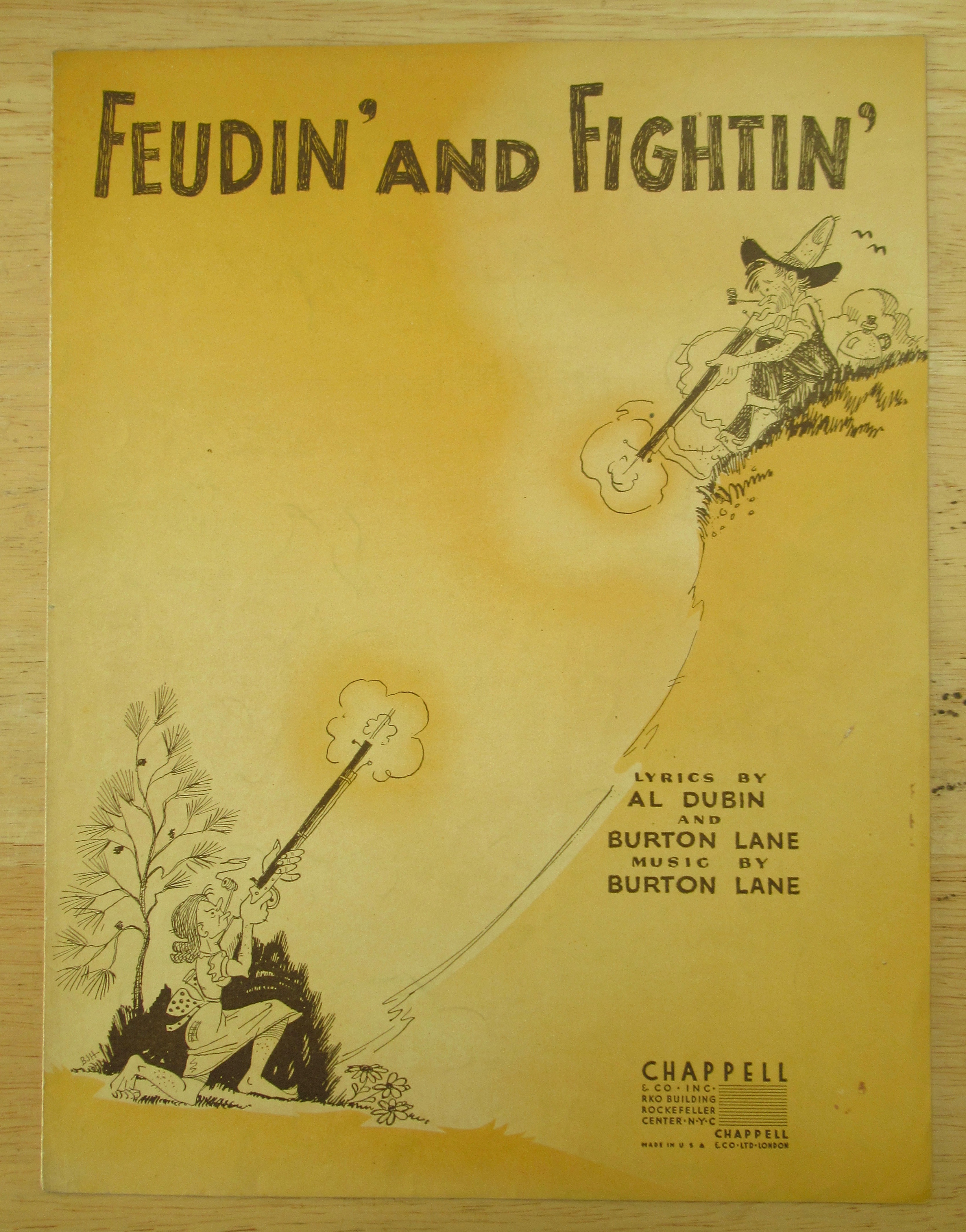 1947 Feudin' And Fightin' Sheet Music