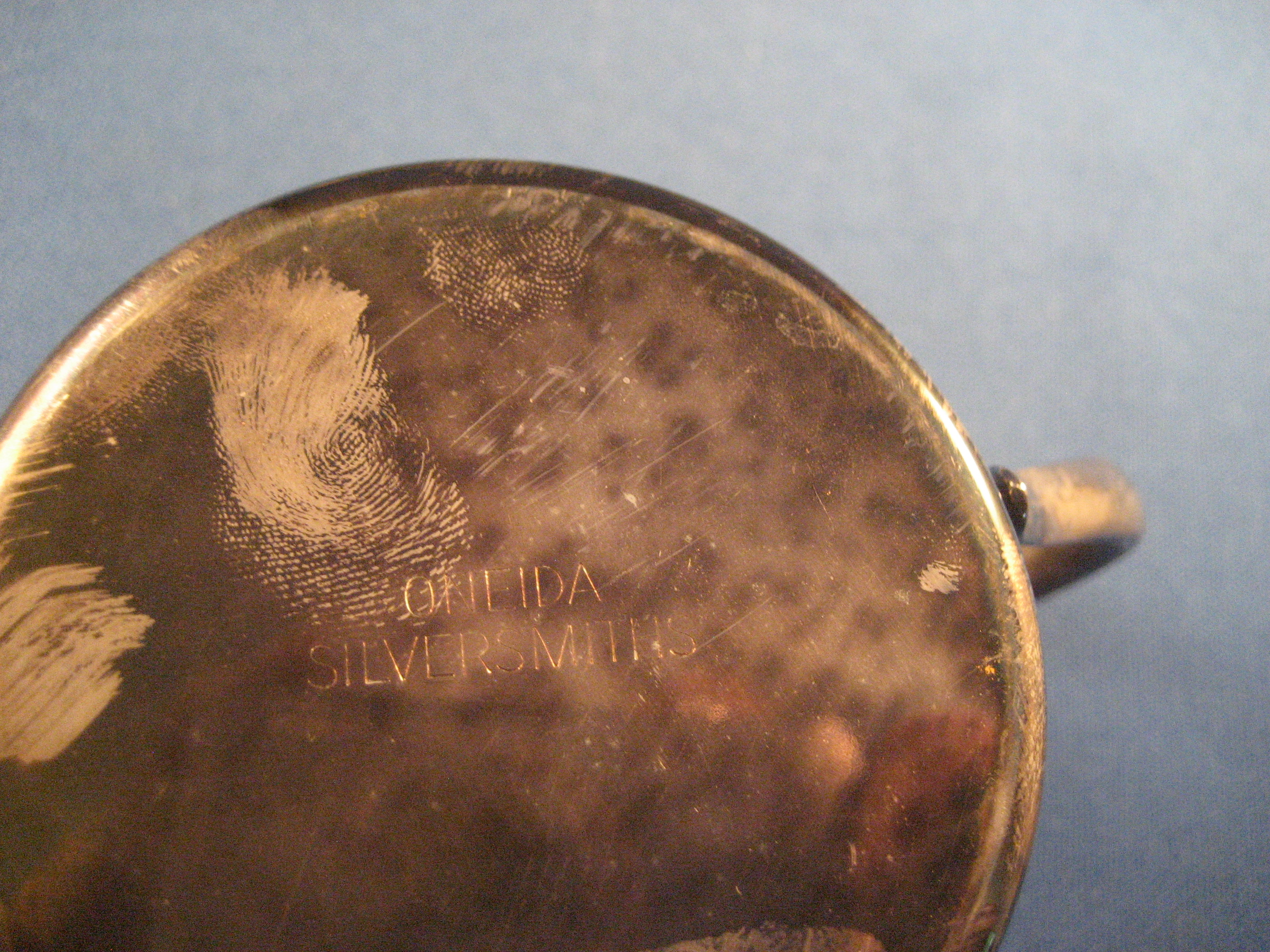 Silver Plated Child's Cup and Silverware from Oneida