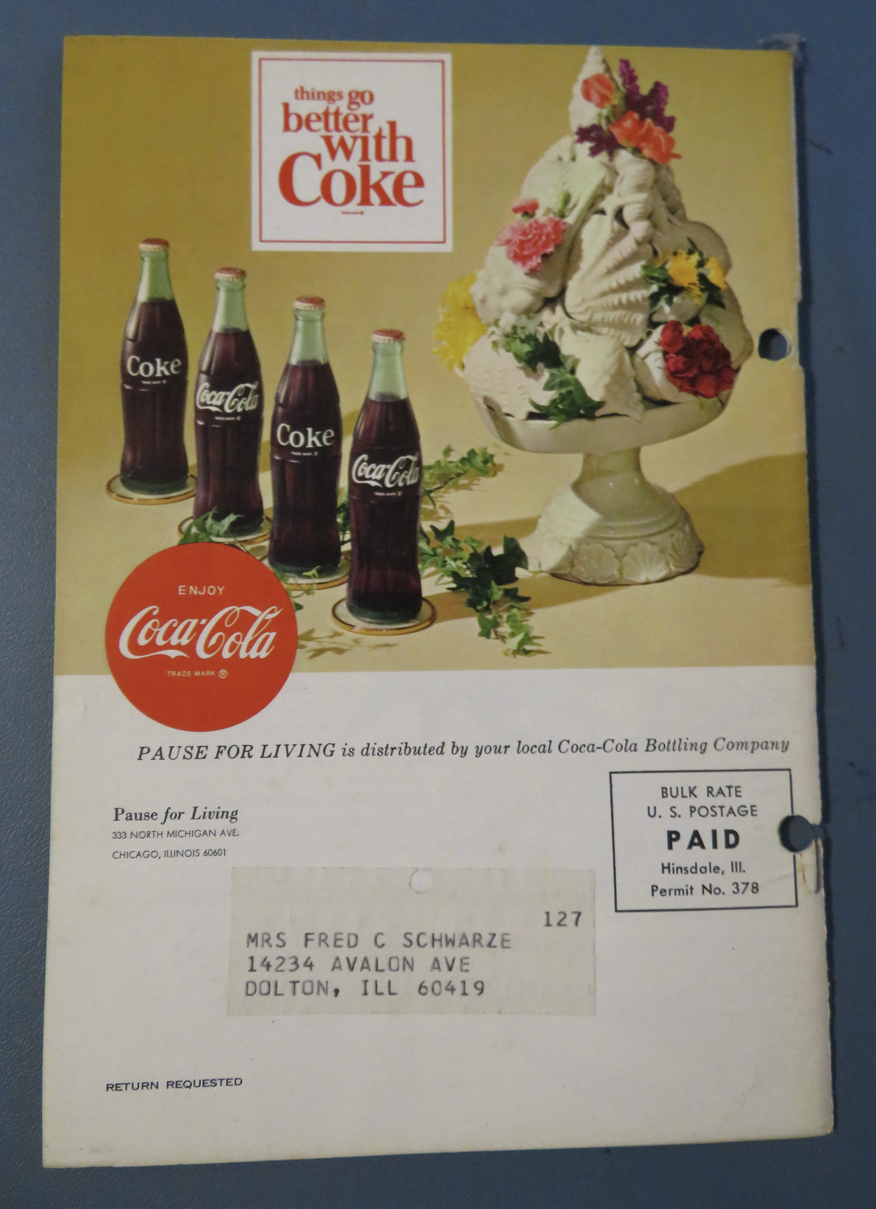 Pause For Living Magazine (Coke) Spring 1968