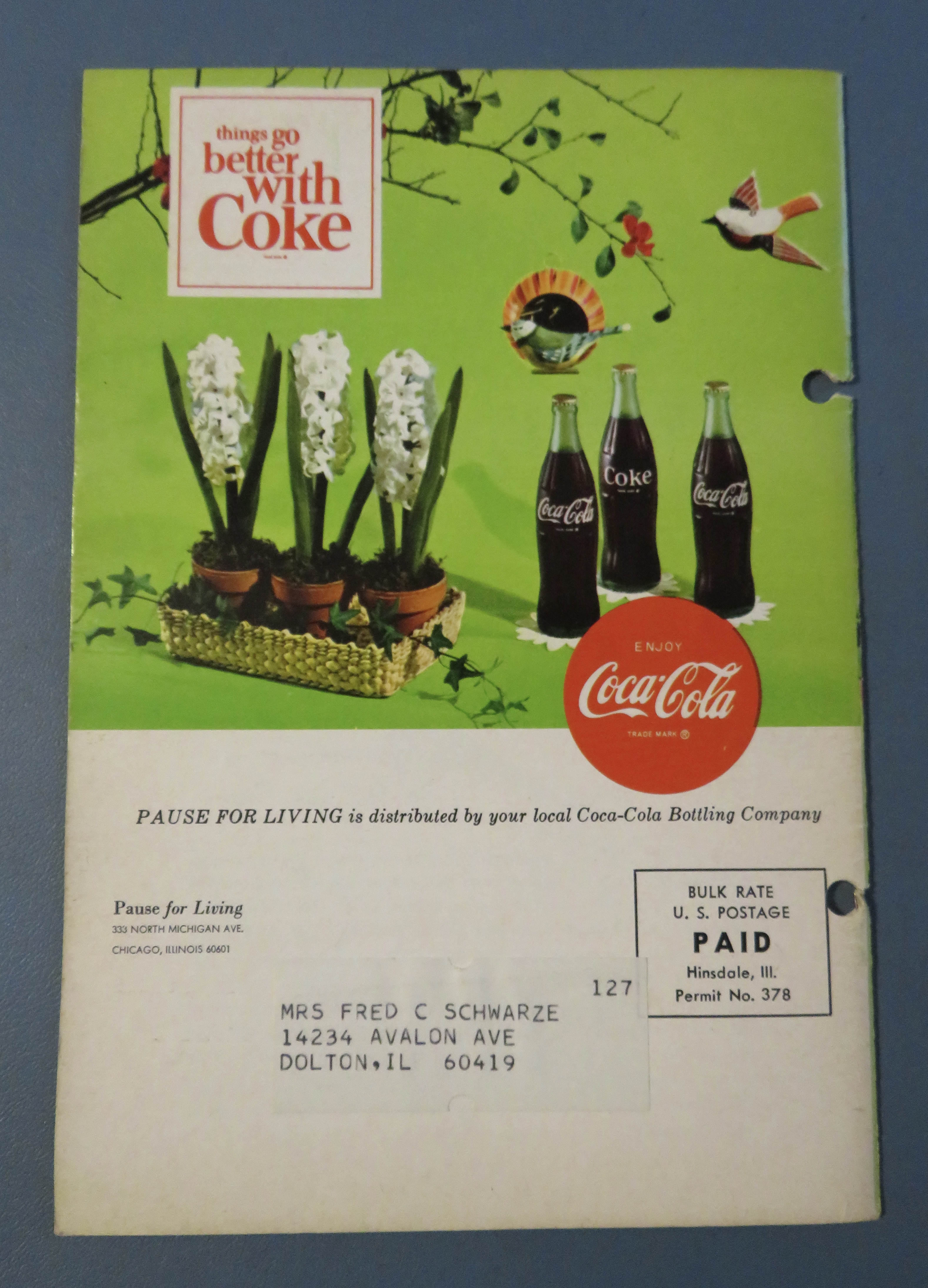 Pause For Living Magazine (Coke) Spring 1968