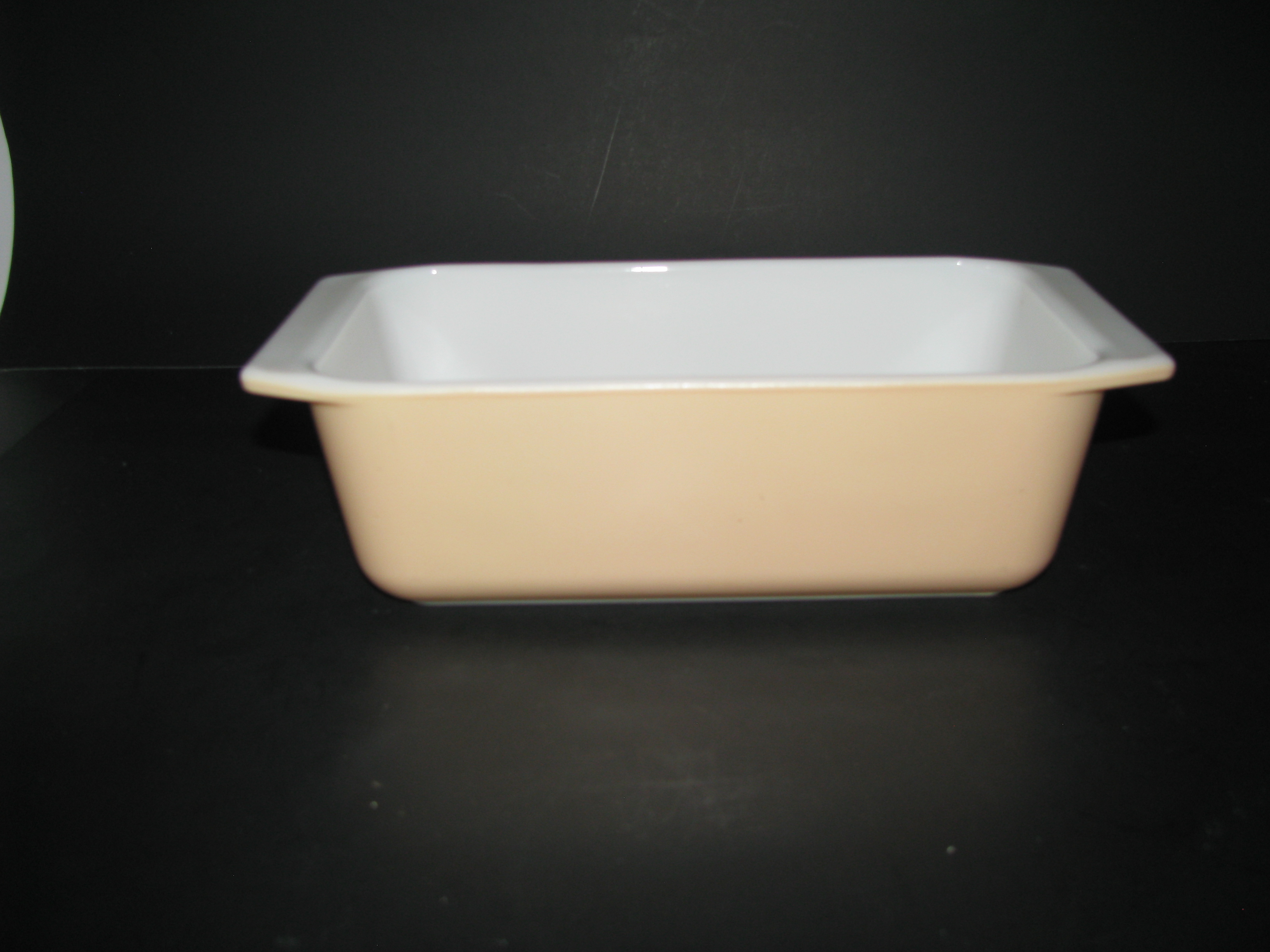 Vintage Pyrex Beige Tan Loaf Pan 913