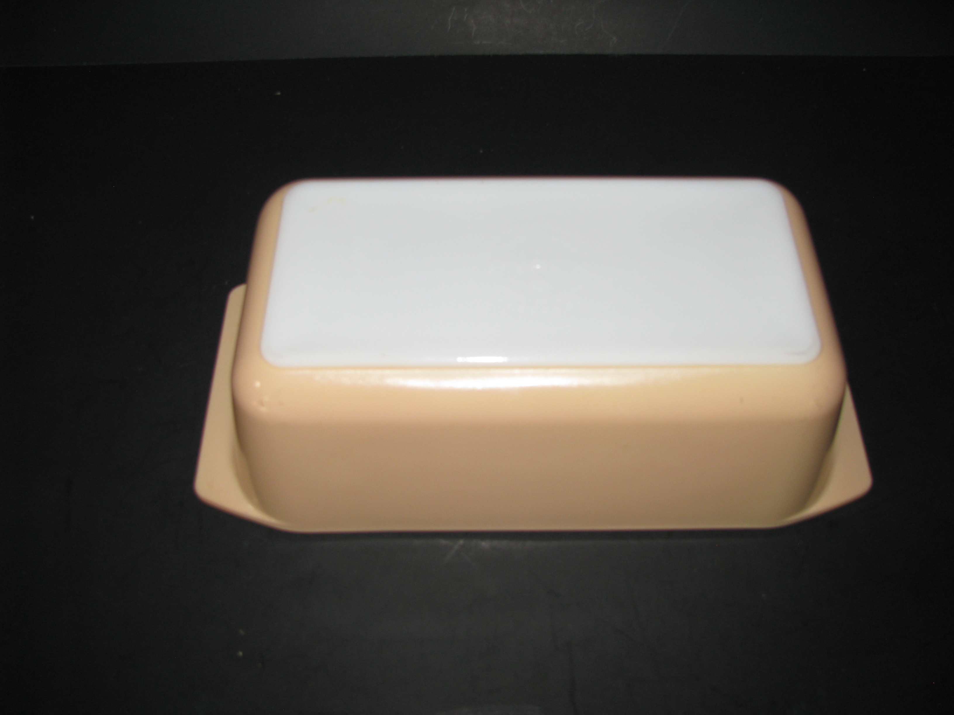 Vintage Pyrex Beige Tan Loaf Pan 913