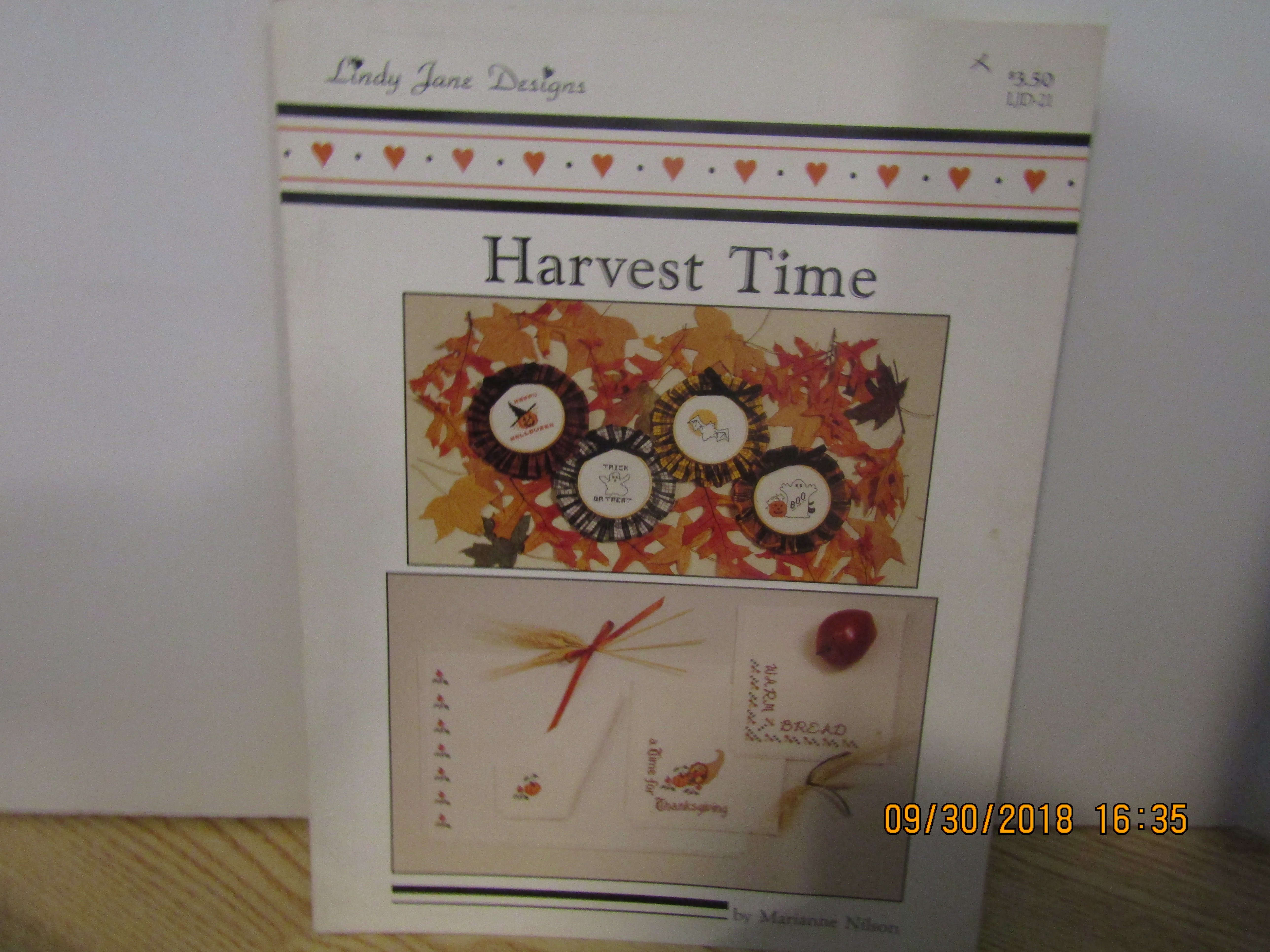 Linda Jane Designs Cross Stitch Harvest Time #21