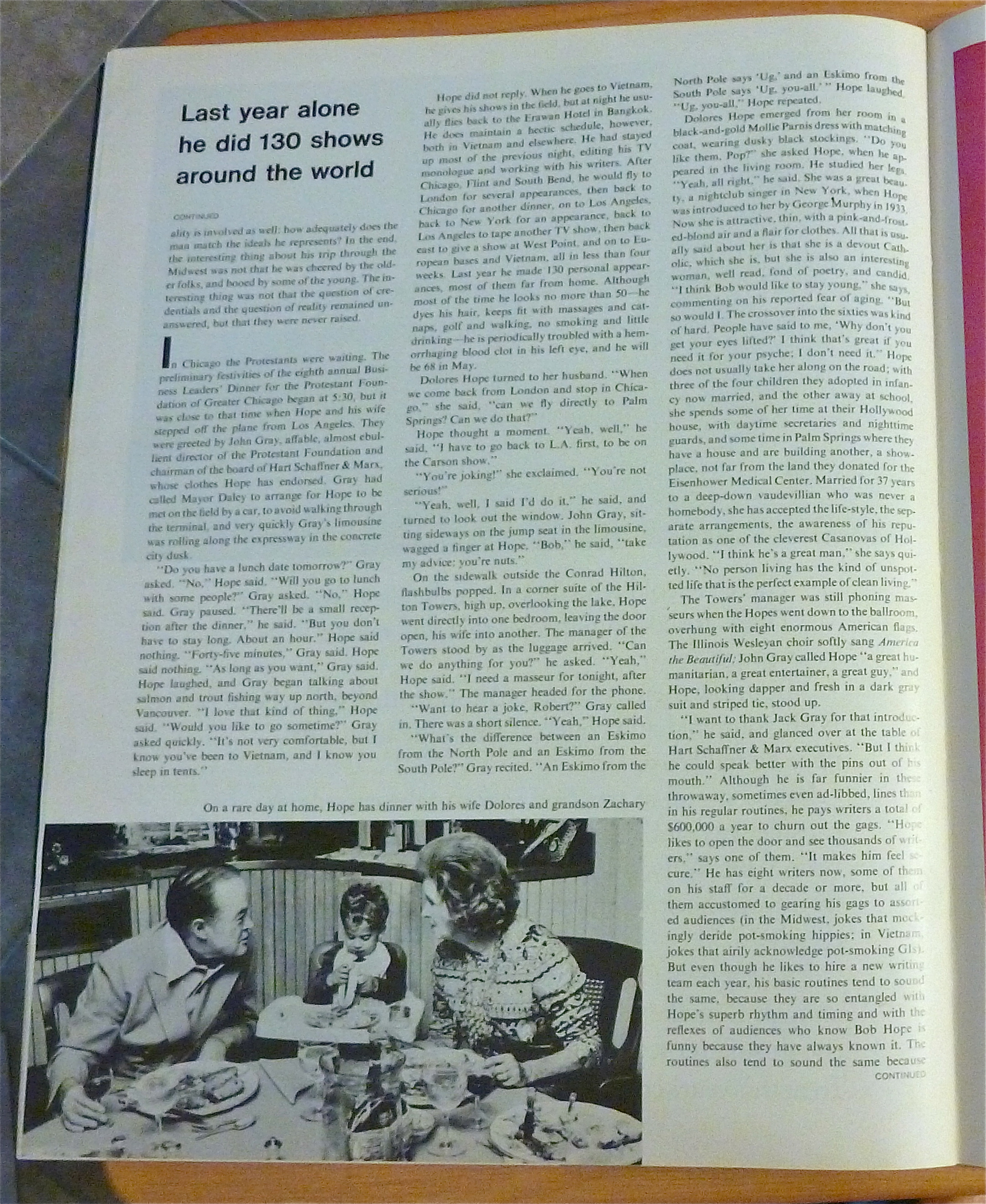 Life Magazine-January 29, 1971-Bob Hope
